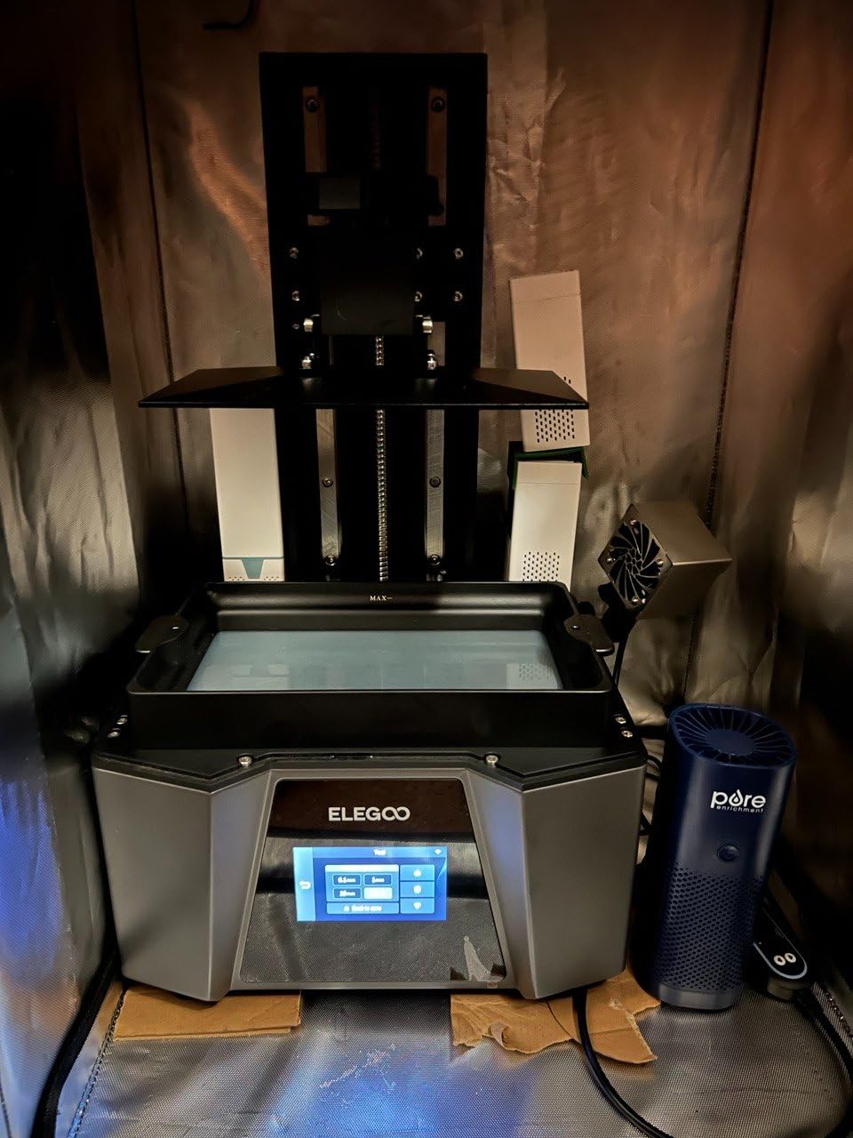 ELEGOO Saturn 4 Ultra 12K Resin 3D Printer, with Smart Automatic Leveling, 10-Inch 12K Monochrome LCD, 150mm/h Faster Printing Speed,8.62 × 4.84 × 8.66 Inch Printing Size customer photo 1