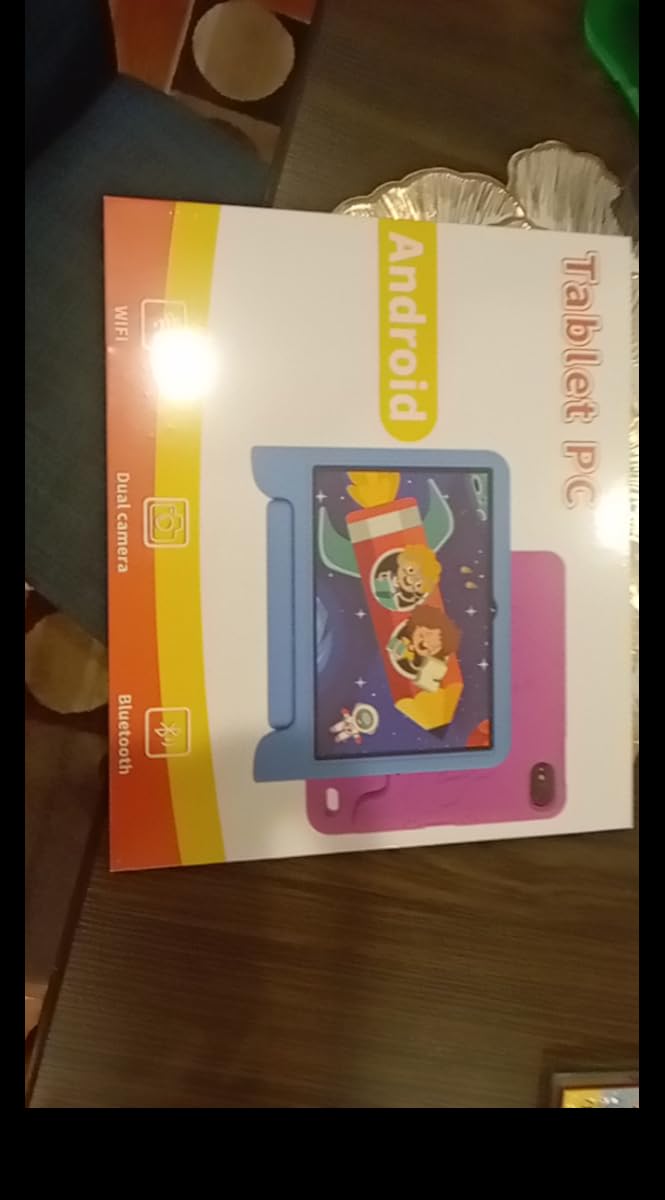 2026 Upgraded Android 15 Tablet, 10inch Kids Tablet, Octa-core CPU, 10GB+64GB+1TB Expand Tablets for Kids with Kids Space, Parental Control, 6000mAh Big Battery, Touchscreen Tableta, Blue customer photo 2