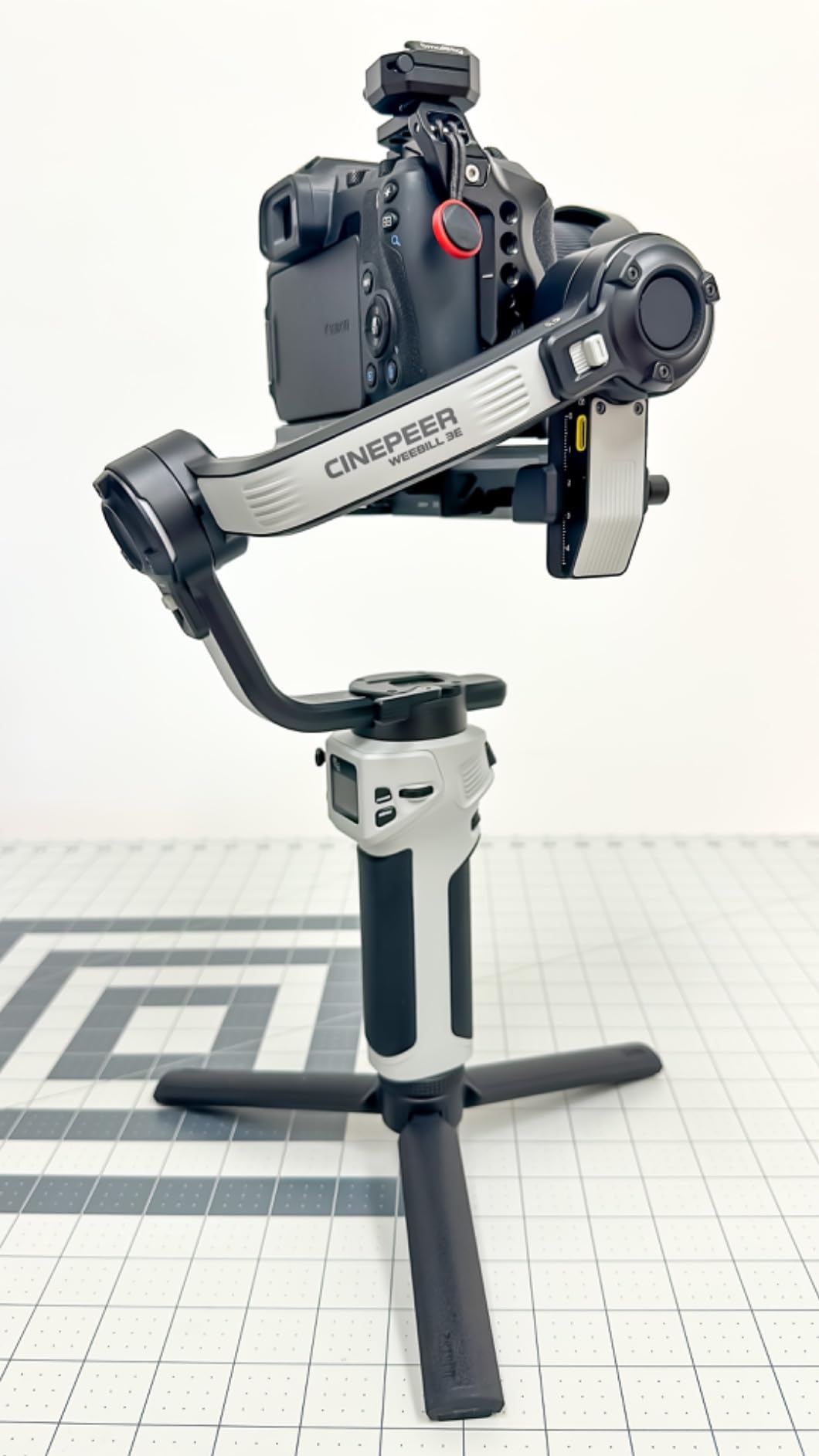 ZHIYUN CINEPEER Weebill 3E [Official], 3-Axis Lightweight Gimbal Stabilizer for DSLR & Mirrorless Camera Canon/Sony/Panasonic/Nikon, 3KG Payload, Native Vertical Shooting, Bluetooth Shutter Control customer photo 2