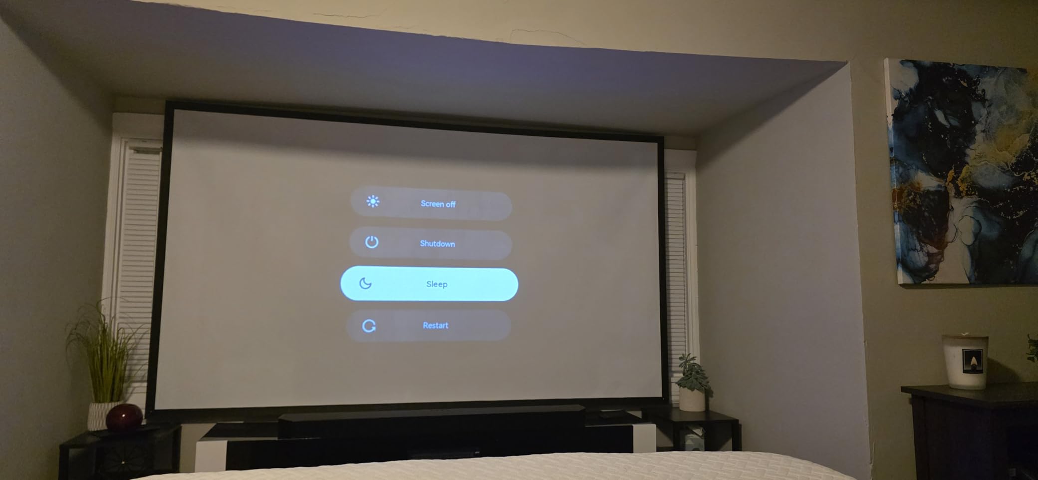 Projector Screen with Stand - 100