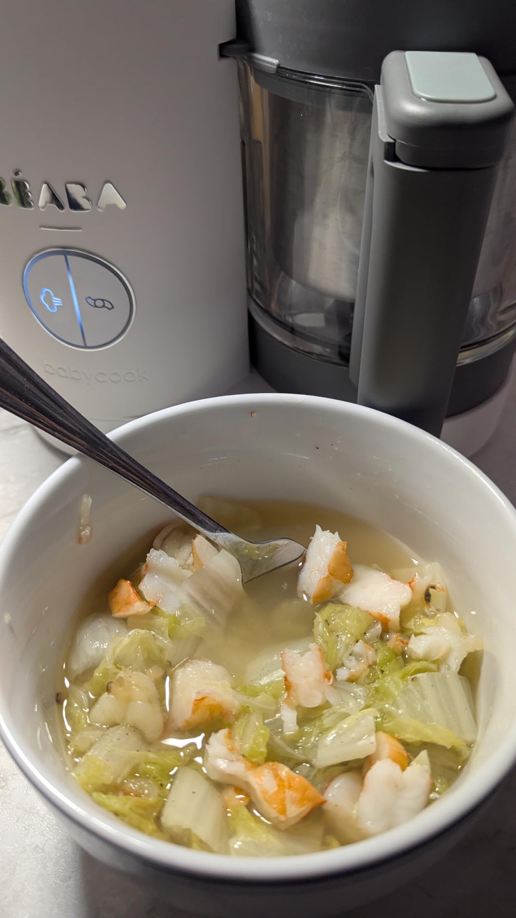 BEABA Babycook Neo Baby Food Maker | Non-Toxic Glass & Stainless Steel | Trusted by Celebrity Moms | Sustainable Baby Food Processor | Global Leader| 34 Servings in 20 Mins, Mineral customer photo 2