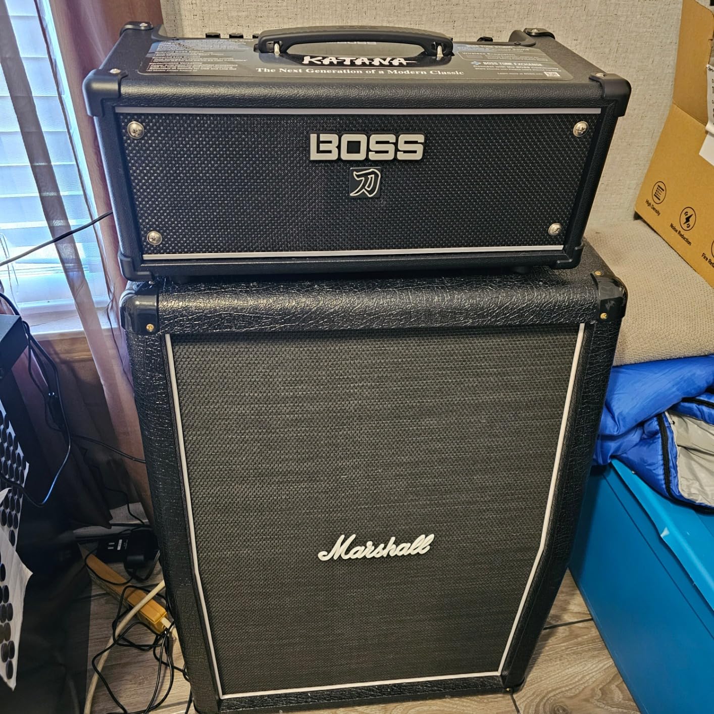 BOSS Katana Head Gen 3 Guitar Amplifier | Compact 100-Watt Amp Head | Evolved Tube Logic Sound | 12 Amp Characters | Onboard BOSS Effects | Built-in 5-Inch Practice Speaker customer photo 2