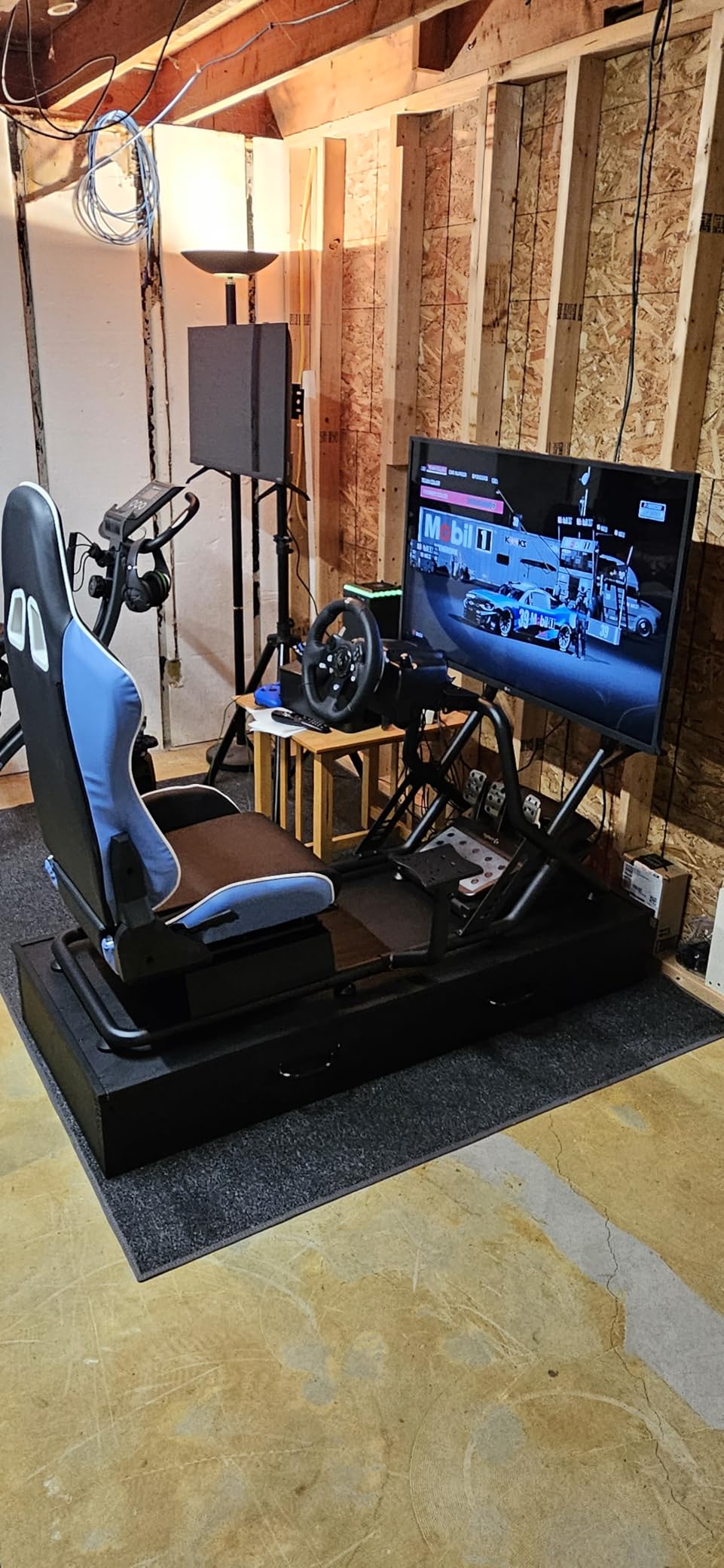 ARES WING Racing Simulator Cockpit with Seat, Formula and GT Sim Racing Cockpit Compatible with Fanatec, Thrustmaster, Logitech, Moza Racing Games on PS5, PS4, Xbox and PC customer photo 1