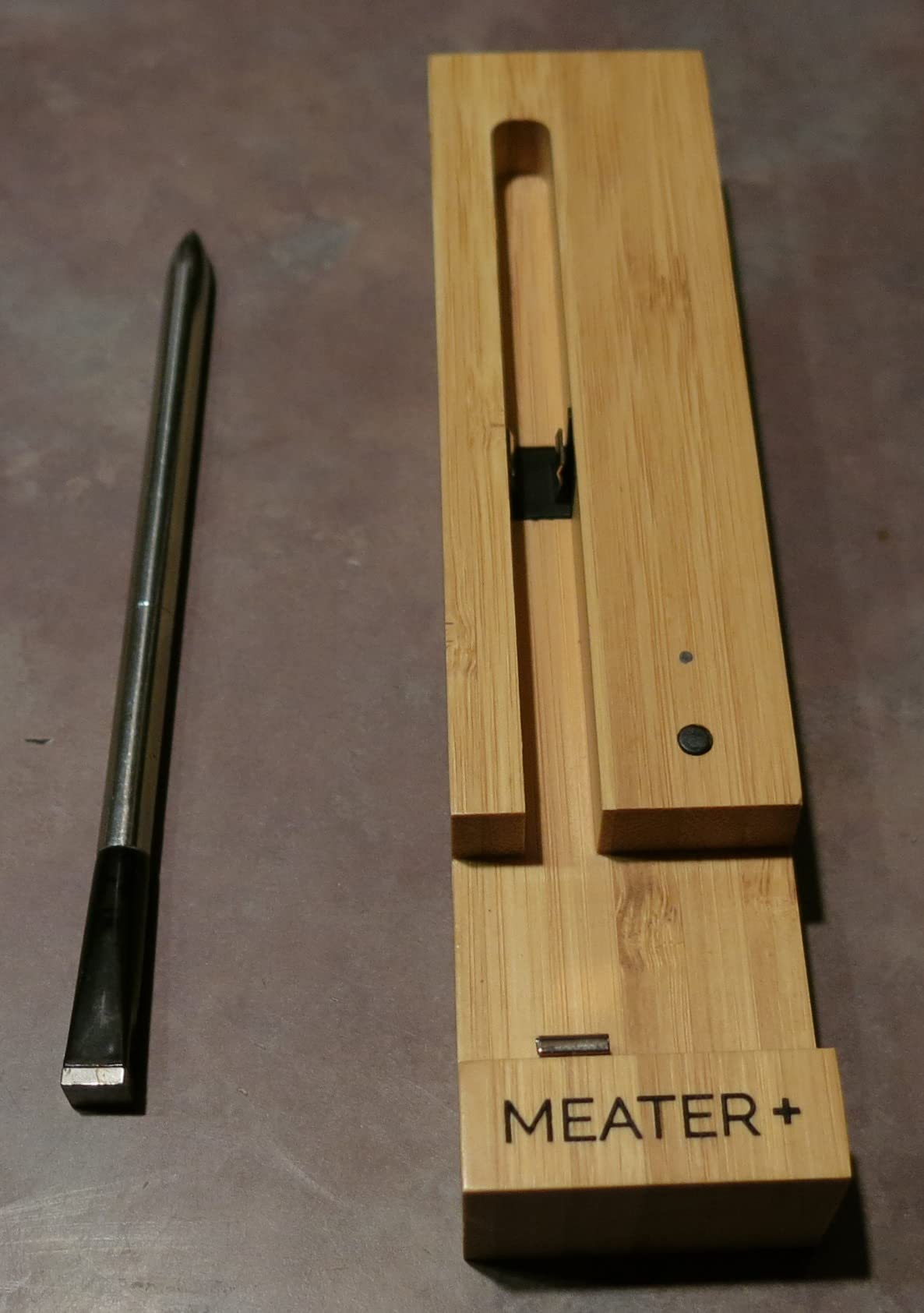 MEATER SE: Smart Bluetooth Meat Thermometer | Long-Range Wireless Probe for Oven, Grilling, Smoking, BBQ & Air Fryer | Dual Sensors & Guided Cook System | Black Charger customer photo 2