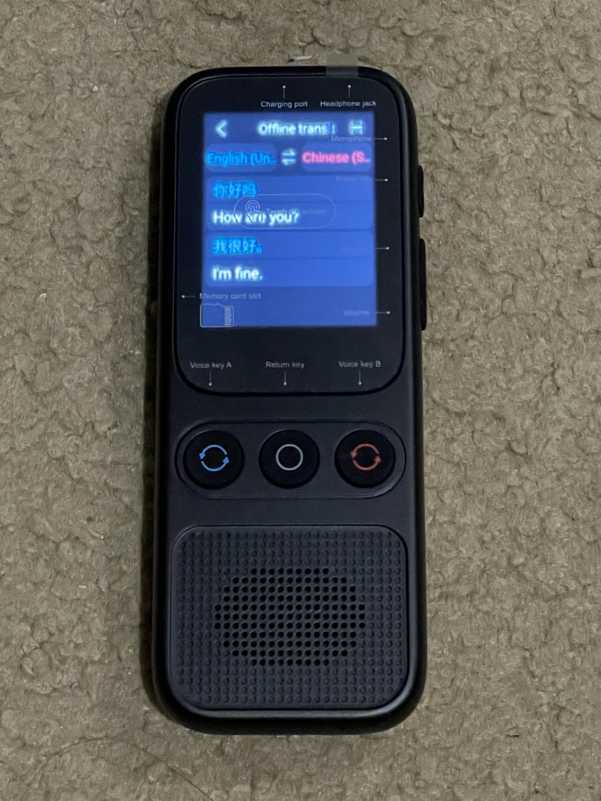 Language Translator Device, 138 Languages Supported, Instant Offline Language Translator Device, Voice Translator Offline, Portable Two-Way Real-Time Language Translator for Travel Business Learning customer photo 1