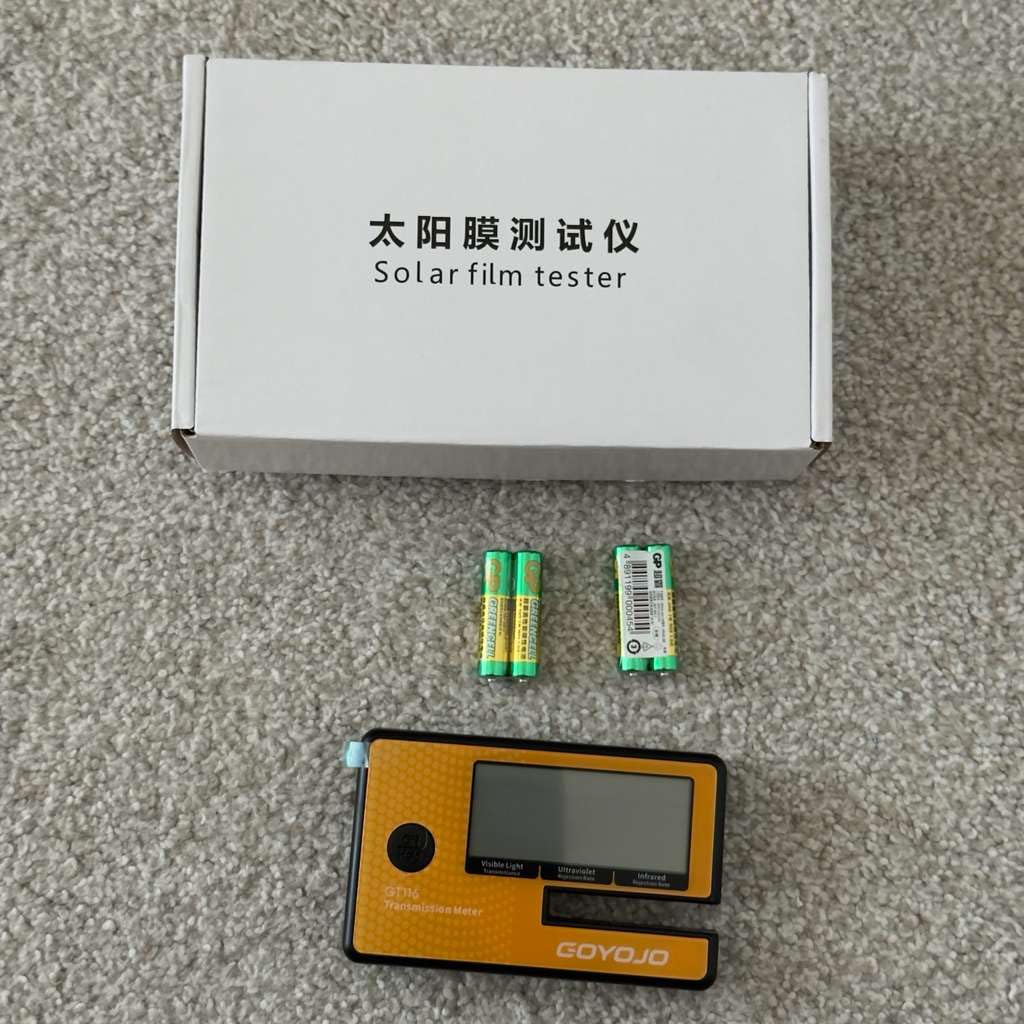 Labs Tint Meter Works on Side Windows, Digital Tint Solar Film Car Transmission Meter with Automatic Calibration, 3-in-1 Solar Film Meter VL UV IR Detection customer photo 1