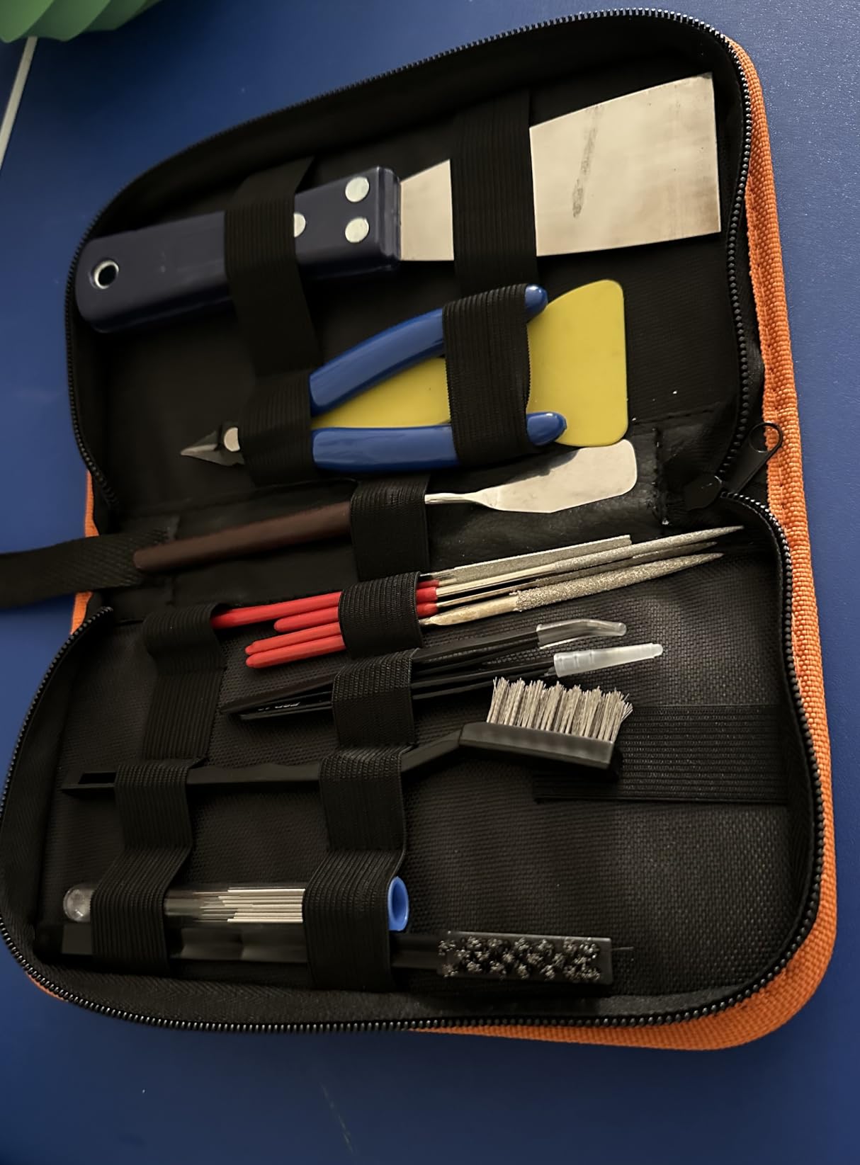 3D Printer Tool Kit, 24pcs 3D Printer Nozzle Cleaning Tool Removal Tool Kit, Wire Brush, Wire Flush Cutter, Scraper Knife, Diamond Files, Tweezer, Putty Knife for 3D Printer, Model Building customer photo 2