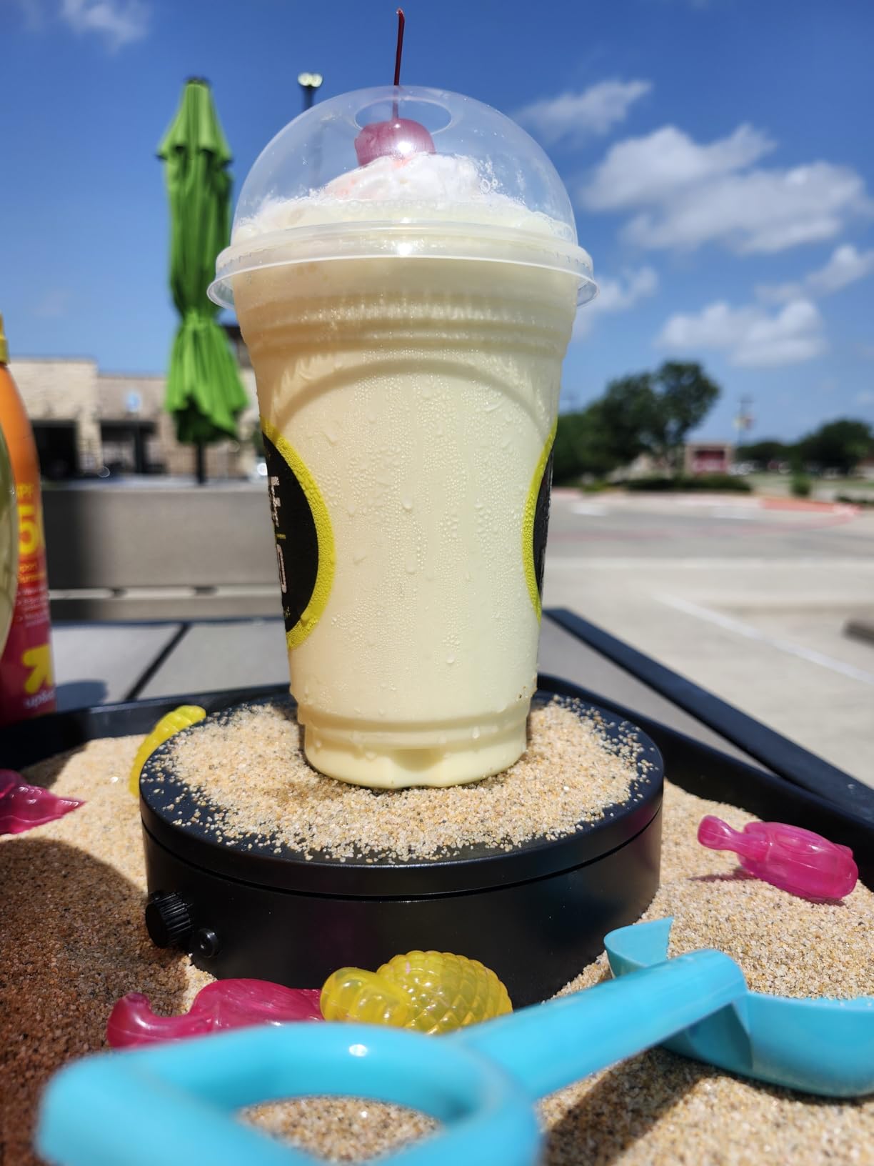 Rotating Display Stand Easy to Switch Direction, Spinning Platform Adjustable Speed, 360 Degree Motorized Photography Turntable for Jewelry, Shoes Display and Shooting, Lazy Susan(4.53