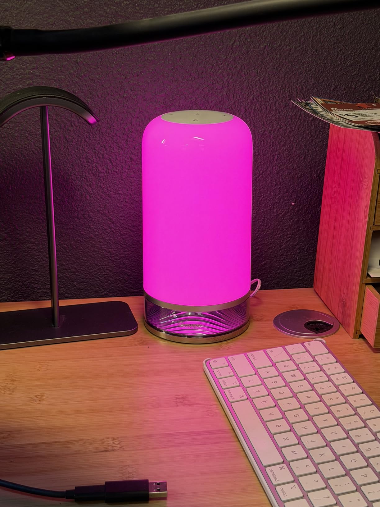 Govee RGBIC Smart Table Lamp 2, Touch Bedside Small Table Lamp Compatible with SmartThings, Matter, Alexa, Desk Lamp with 64 Scene Modes, Nightstand Lamp for Bedroom Living Room Night Light customer photo 2