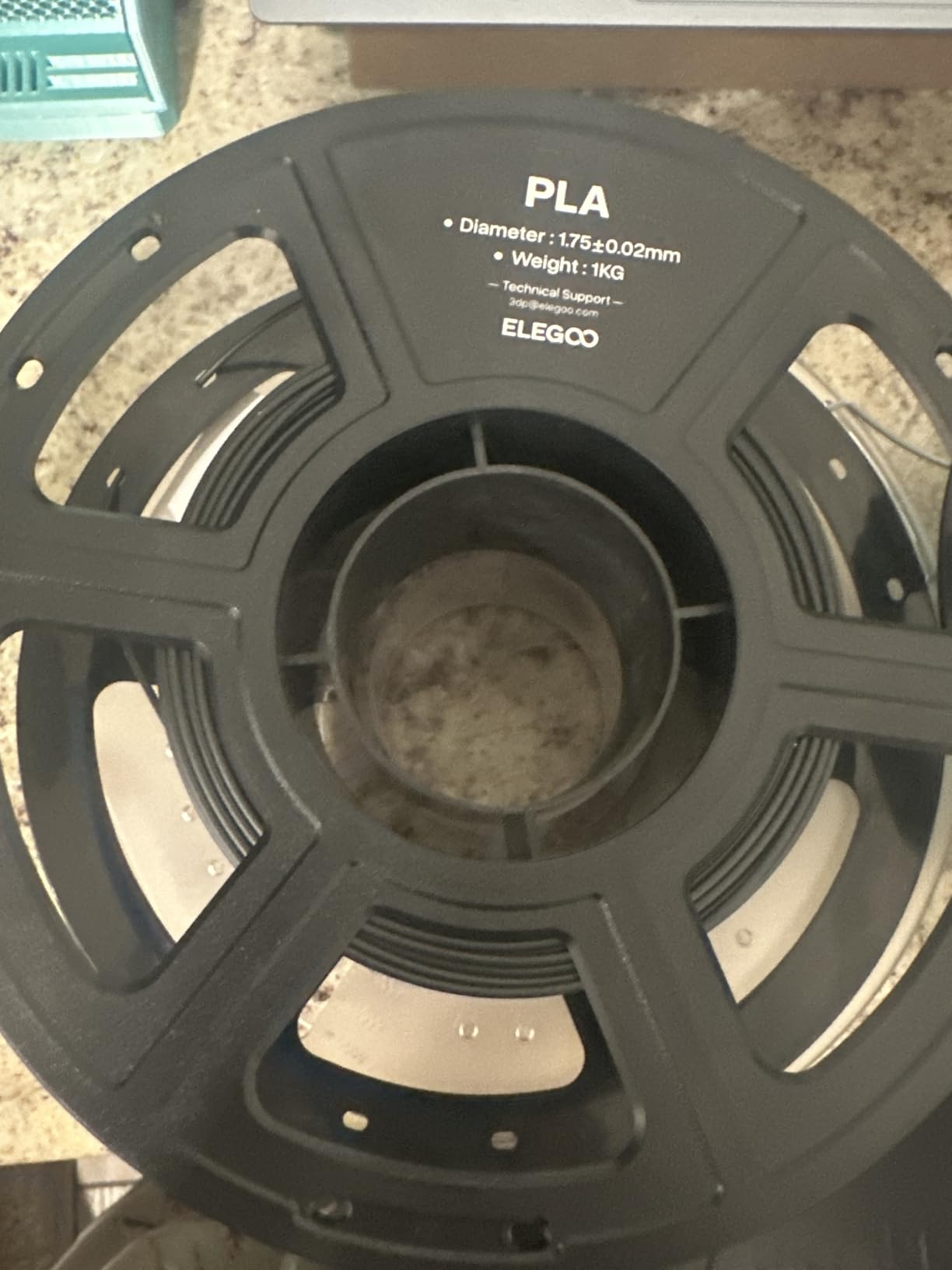 ELEGOO PLA Filament 1.75mm Black 1KG, 3D Printer Filament Dimensional Accuracy +/- 0.02mm, 1kg Spool(2.2lbs) Fit Most FDM 3D Printers customer photo 1