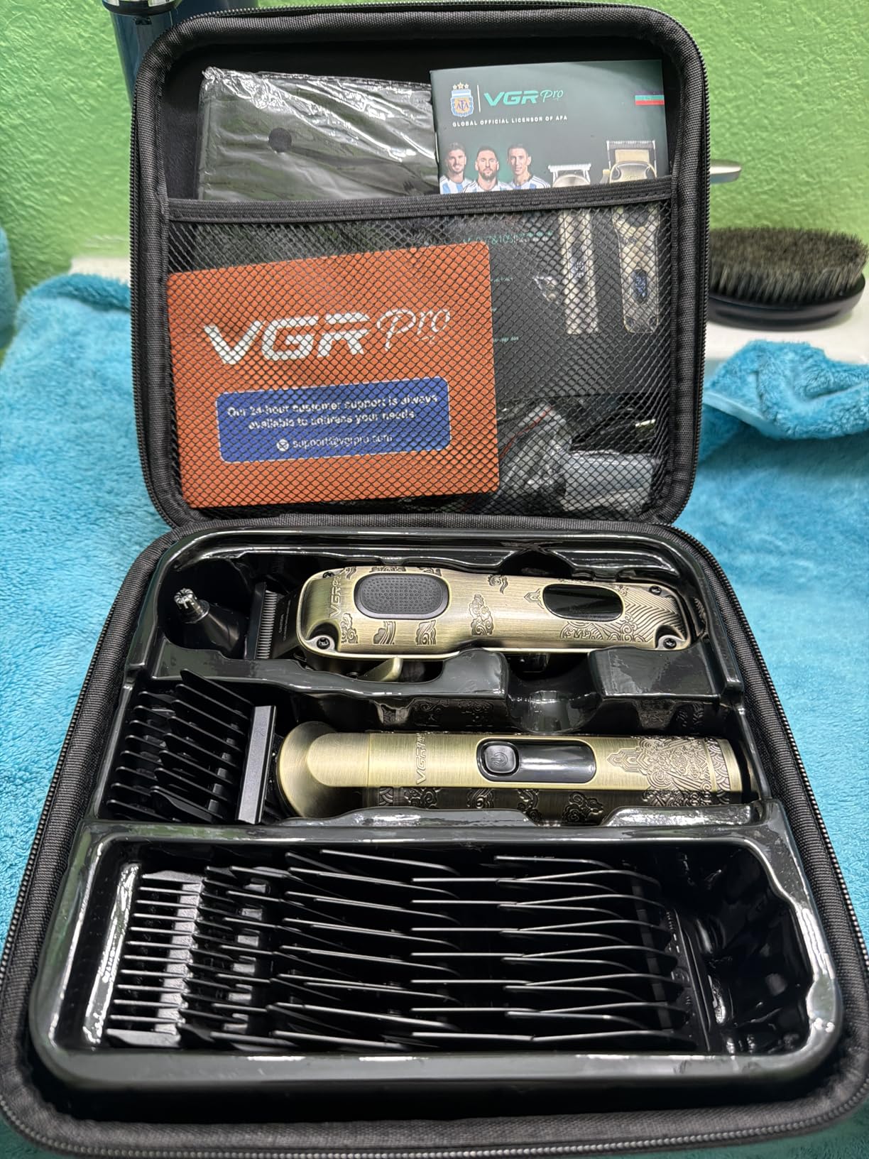 Hair Clippers for Men Professional, Cordless Hair Clippers for Hair Cutting, Mens Clippers and Trimmers Set, Electric Hair Trimmer for Men with Package Case customer photo 1