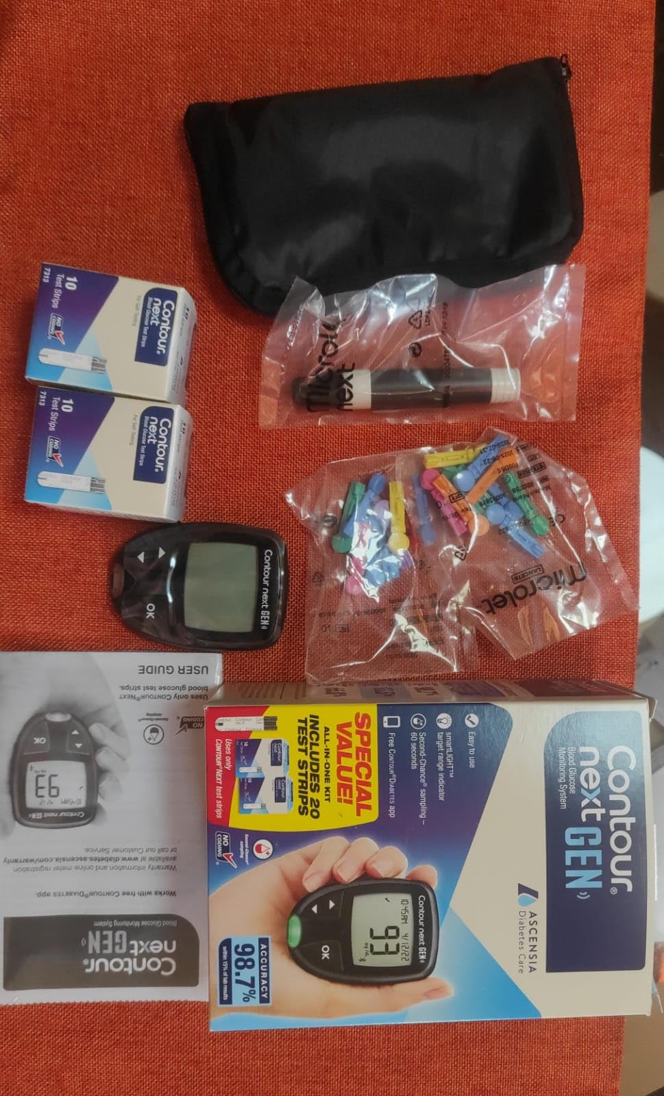 Ascensia CONTOUR NEXT GEN Blood Glucose Monitoring System - All-in-One Kit for Diabetes with Glucose Monitor and 90 Test Strips For Blood Sugar & Glucose Testing customer photo 1