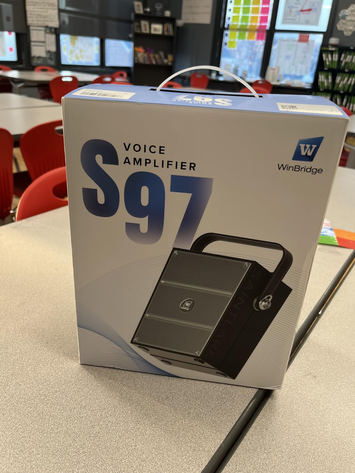 WinBridge S97 60W Bluetooth Speaker Mic- Powerful Wireless Voice Amplifier with Dual Microphones, Portable PA System & Karaoke Machine for Teachers, Sound Effects, Guitar Input, High Bass customer photo 2