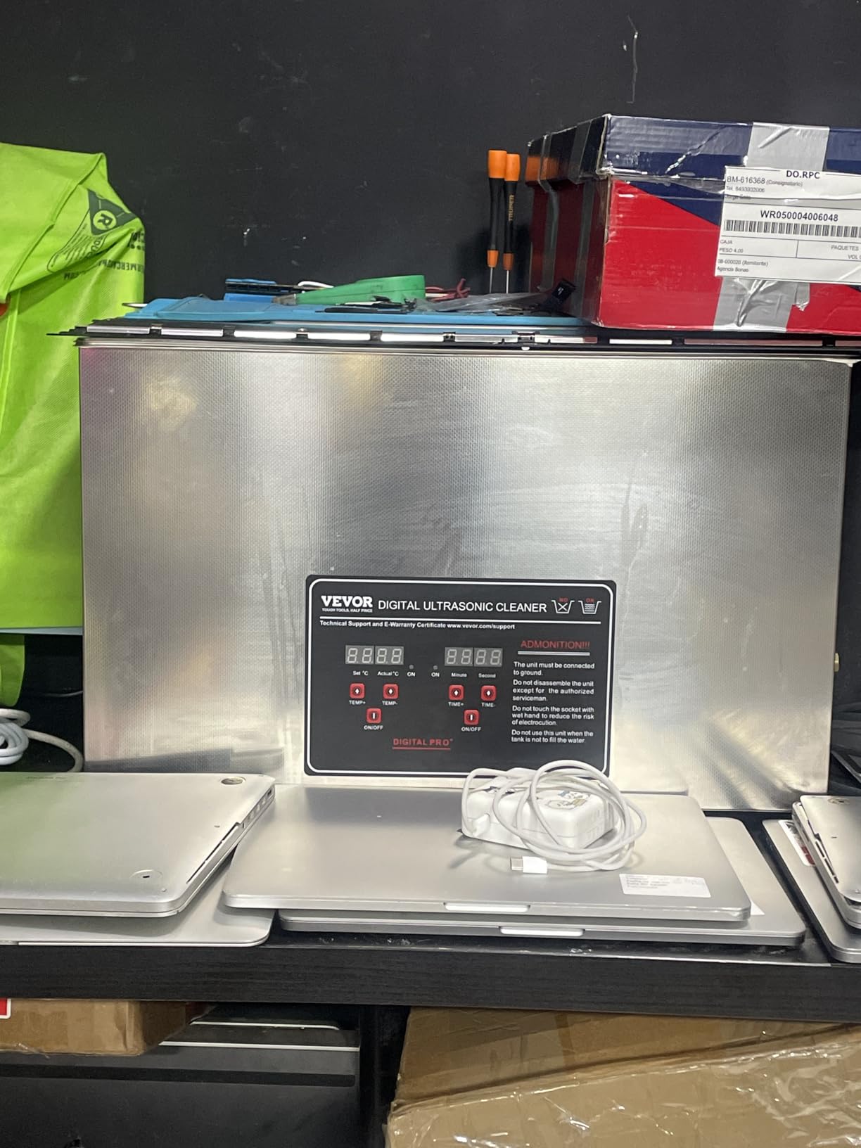 VEVOR 6L Ultrasonic Cleaner with Digital Timer & Heater, Professional Industrial Cleaner for Glasses Watch Rings Small Parts Circuit Board customer photo 1