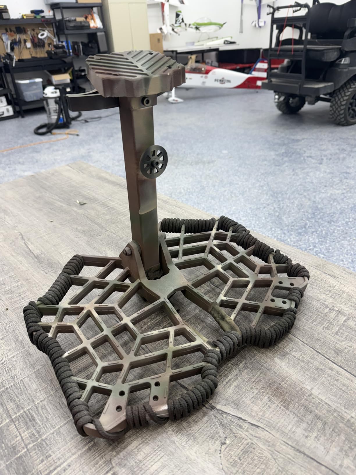 skiguard Hunting Saddle Platform, Lightweight Cast Aluminum Construction Saddle Hunting Platform, Reliable Hunting Platform, The Ultimate Hunting Platform for Saddle Hunters, 16.1