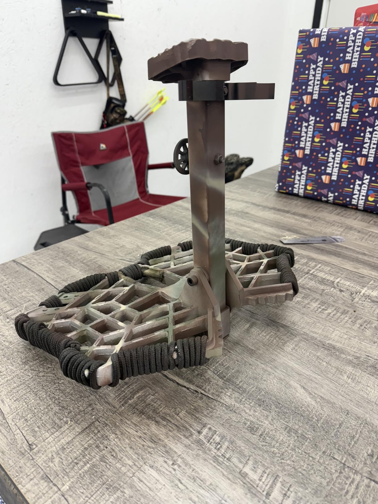 skiguard Hunting Saddle Platform, Lightweight Cast Aluminum Construction Saddle Hunting Platform, Reliable Hunting Platform, The Ultimate Hunting Platform for Saddle Hunters, 16.1