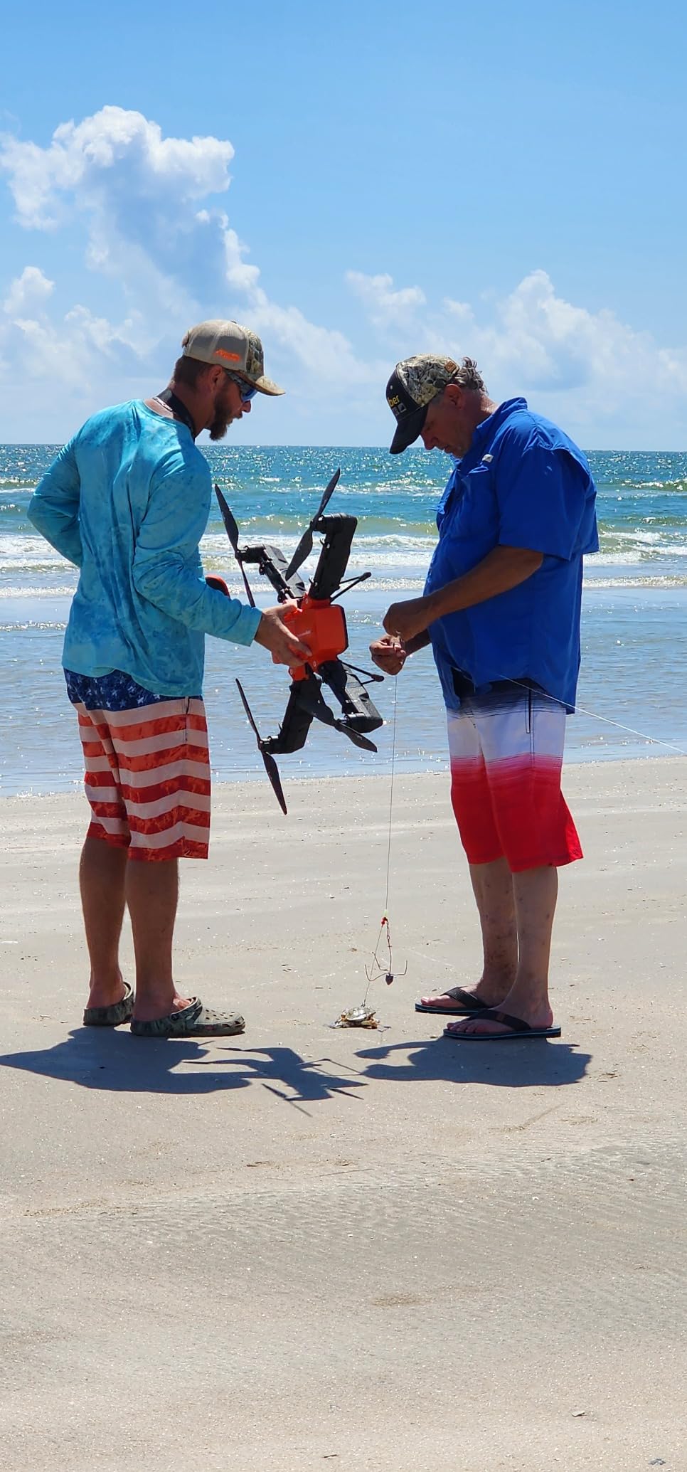 SwellPro FD2 Fisherman MAX Heavy Lift Fishing Drone with 7.0 LBS Bait Capacity, 1.5KM Long Casting Range, IP67 Waterproof Foldable Drone with 4K Camera for Adults (Advanced Set) customer photo 2