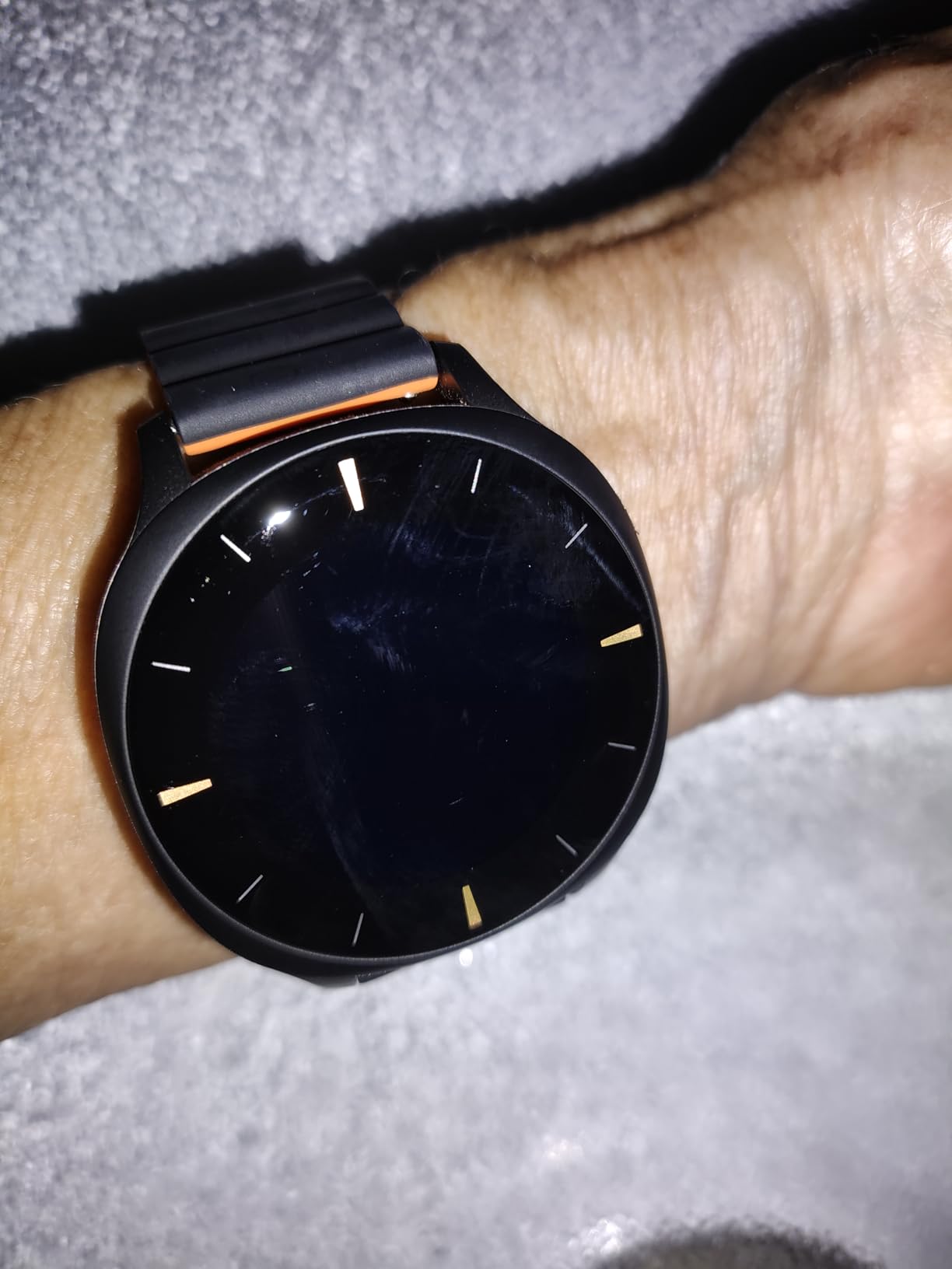 Audar E2 Senior Smartwatch with Fall Detection & SOS, 24/7 Heart Rate, Blood Pressure, SpO2 & Temperature Monitoring, IoT AI Wellbeing Reports/Health History, Cloud Dashboard, No Cell Phone/App Needed customer photo 1