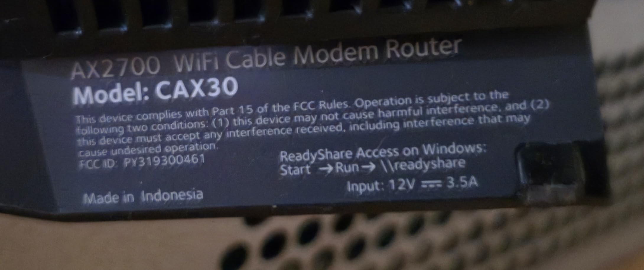 NETGEAR Nighthawk Modem Router Combo (CAX30) DOCSIS 3.1 Cable Modem and WiFi 6 Router - AX2700 2.7 Gbps - Compatible with Xfinity, Spectrum, Cox, and More - Gigabit Wireless Internet customer photo 2