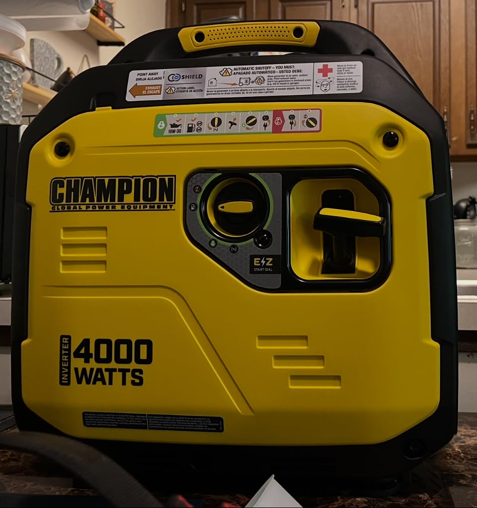Champion Power Equipment 4000-Watt RV Ready Portable Inverter Generator with Quiet Technology and CO Shield customer photo 2