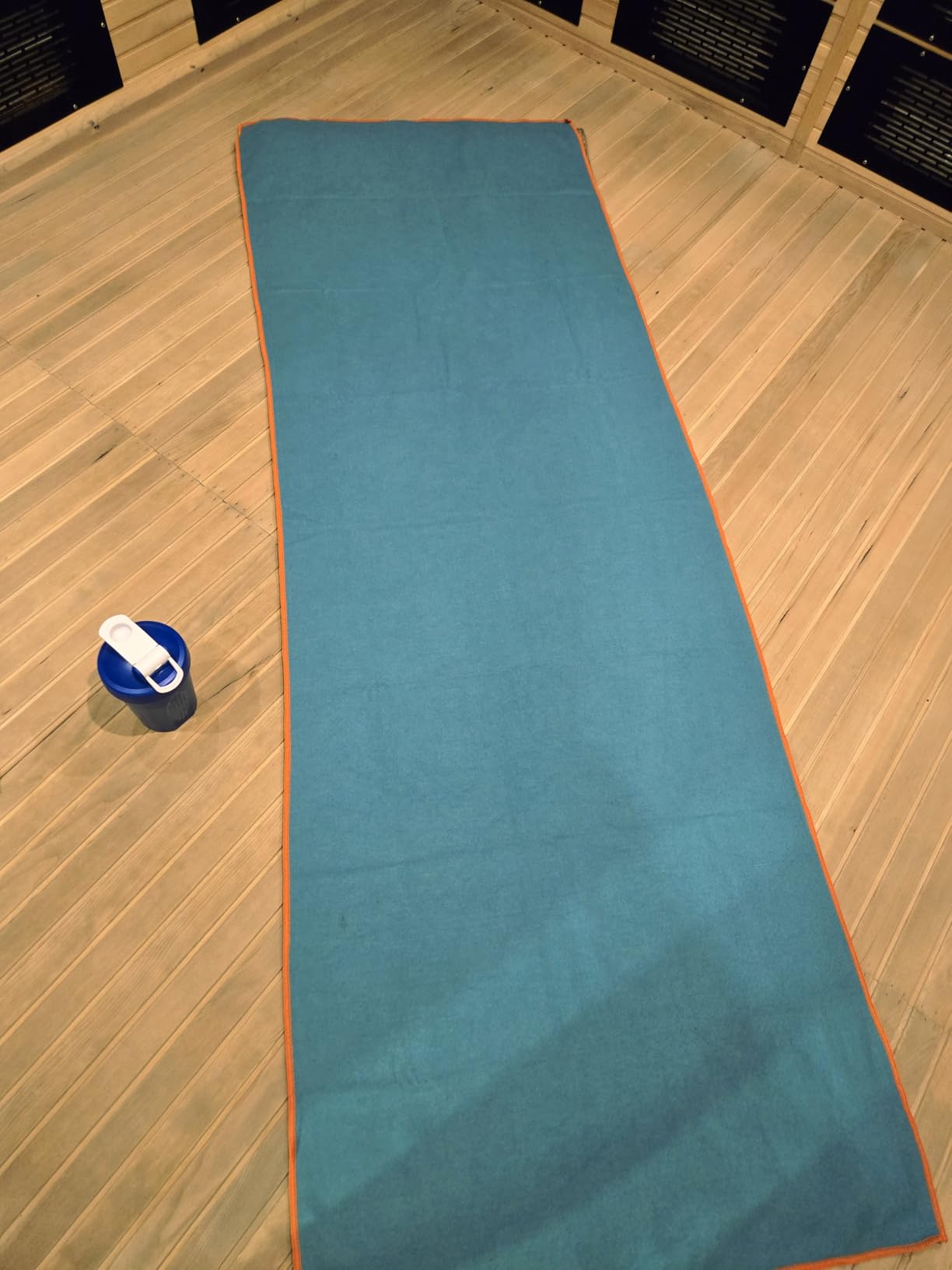 Eunzel Hot Yoga Towel - Microfiber Non Slip Yoga Mat Towel with Grip Dot Sweat Absorbent Towel for Hot Yoga, Pilates and Fitness 72