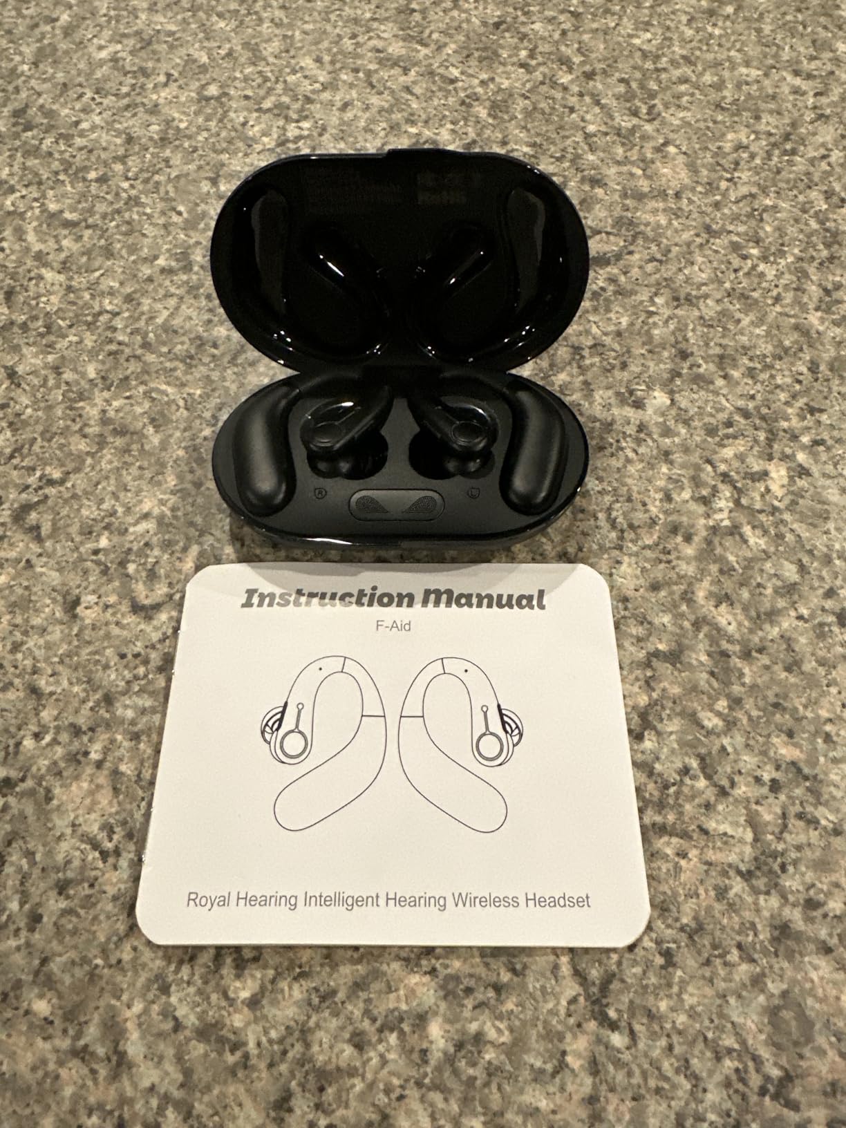 Hearing Aids, Hearing Aids for Seniors with Bluetooth, Rechargeable Hearing Aid with APP for People with Hearing Loss, 5 Levels of Volume Automatic Noise Cancellation, Clear Sound and Easy to Use, Black customer photo 2