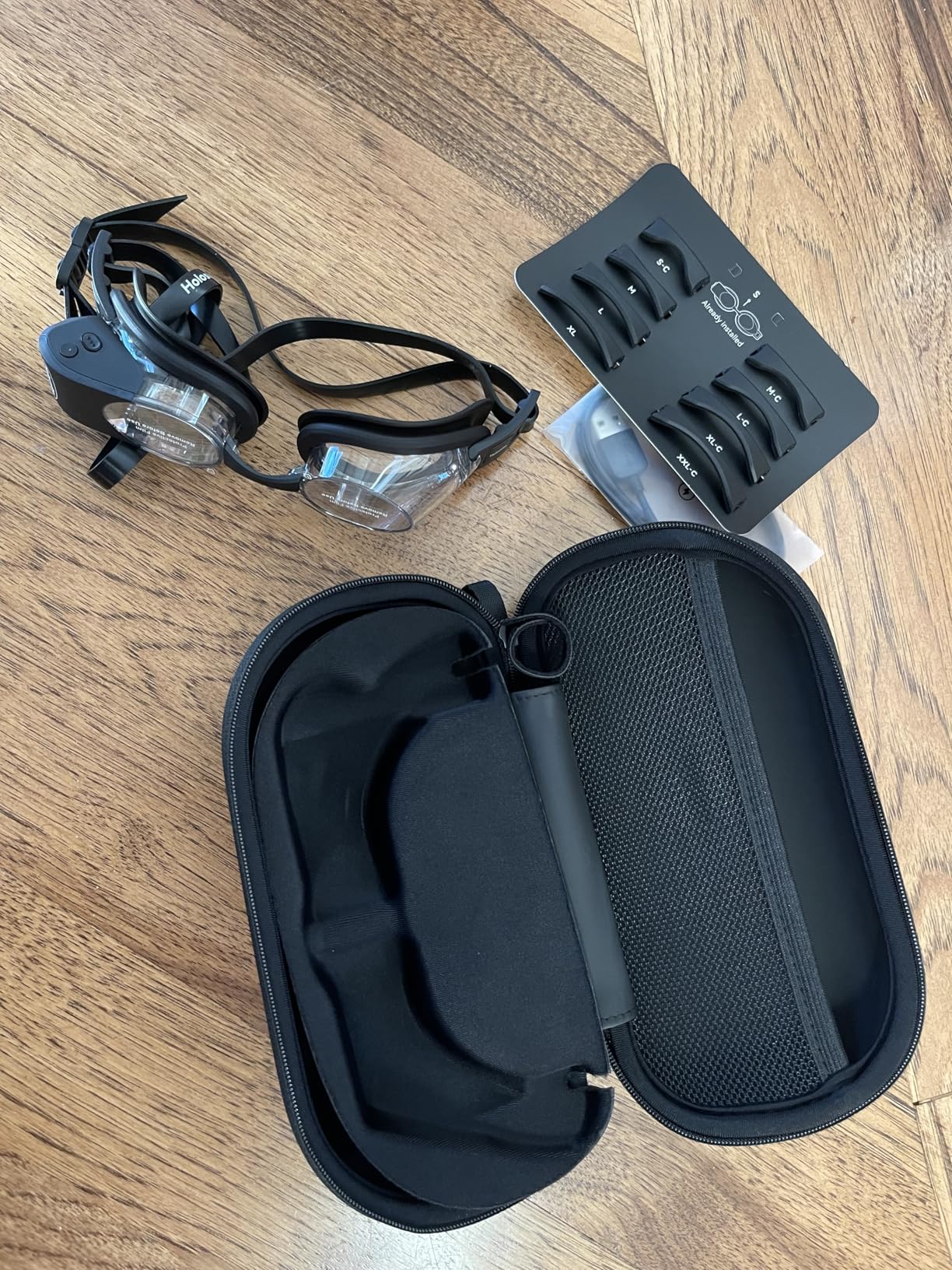 Holoswim Smart Swim Goggles 2PRO, AR Real-Time Display, Data Tracking & Training Plans Swim Goggles, Nano Anti-Fog customer photo 2