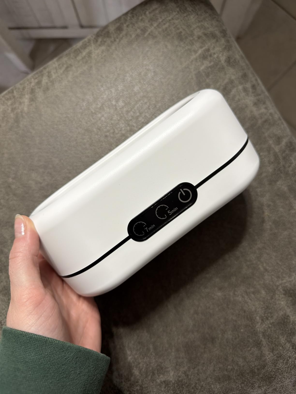 Ultrasonic Jewelry Cleaner, 48KHz Ultrasonic Cleaner Machine for Jewelry, Eyeglasses, Rings, Watch Strap, Dentures-Dual Cleaning Modes, 304 Stainless Steel Tank customer photo 2