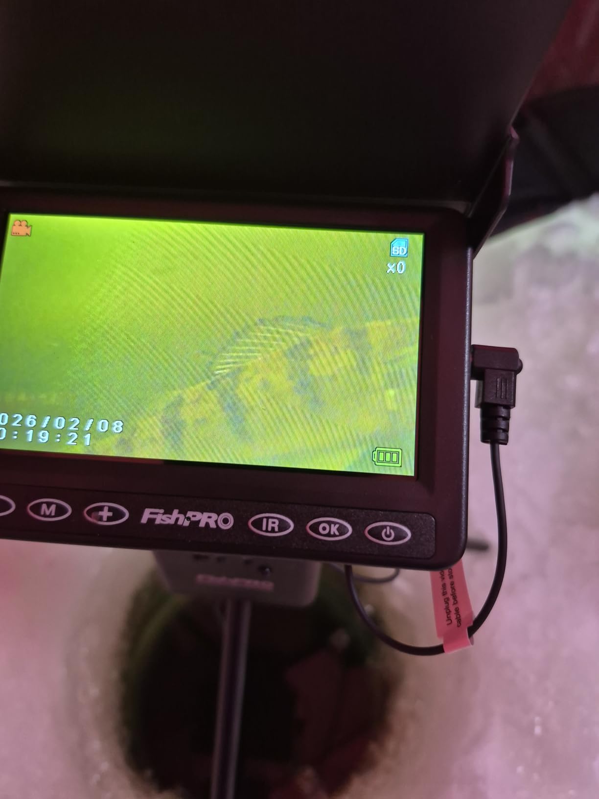 [FishPRO 2026 Upgrade] The PRO in Underwater Fishing Camera -4.3'' Ice Fishing Camera Underwater(NO Need Learn), 1000TVL, Ice Fish Gift for Men, Ice Fish Finder for Boat Fish w/IR/USB-C/5,000mAh/65ft customer photo 2