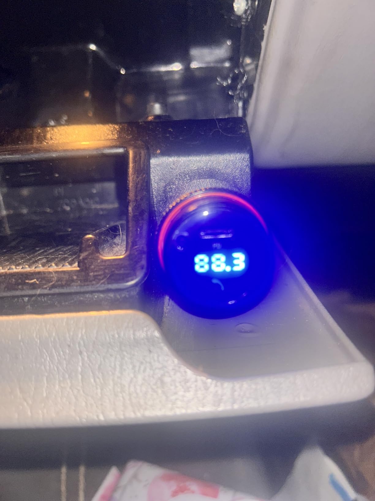 LIHAN Bluetooth 5.4 Car FM Transmitter, Wireless AUX Adapter with USB-C PD 30W & QC3.0 18W Dual Fast Charging, HiFi Bass EQ, CVC Hands-Free Calls, Siri/Google Assistant, 12V/24V Cars/Trucks/Vans customer photo 2