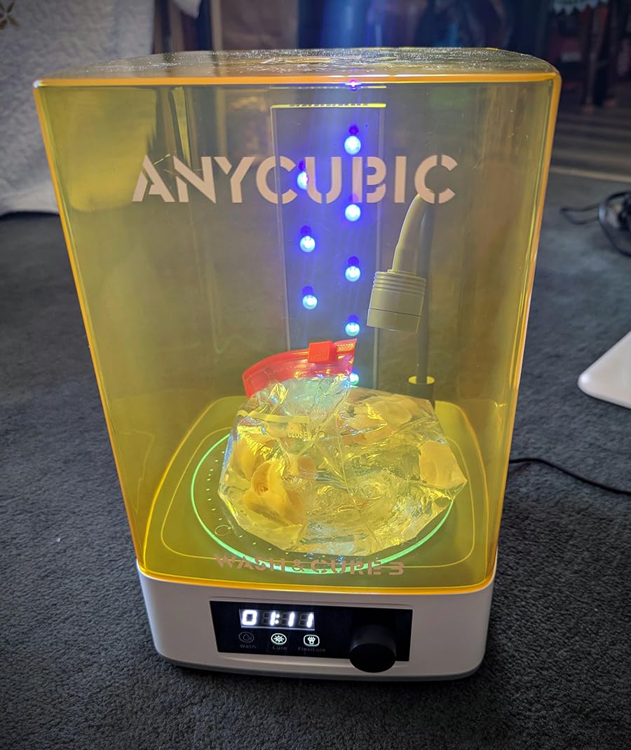 ANYCUBIC Wash and Cure Station 3.0, Resin 3D Printer Post-Process for Most LCD/SLA/MSLA/DLP Resin Printer, Detergent Saving&Dual Cleaning and Curing Models customer photo 1