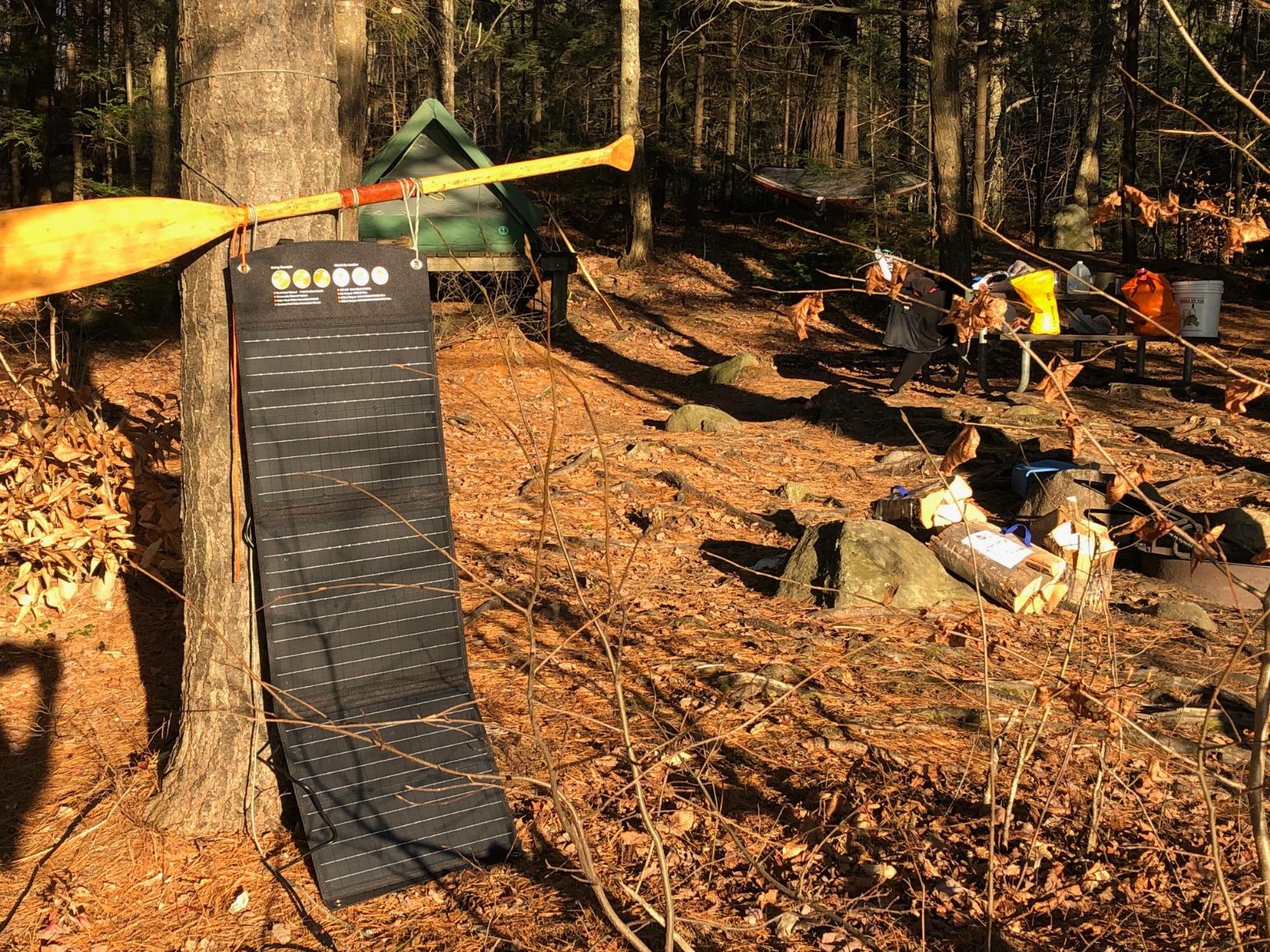 100W Bifacial Portable Solar Panel, Bend Resistant Foldable Solar Panel 100Watt 22V Monocrystalline Solar Charger for Power Station, IP67 Waterproof for Outdoor Camping Van RV Trip customer photo 2