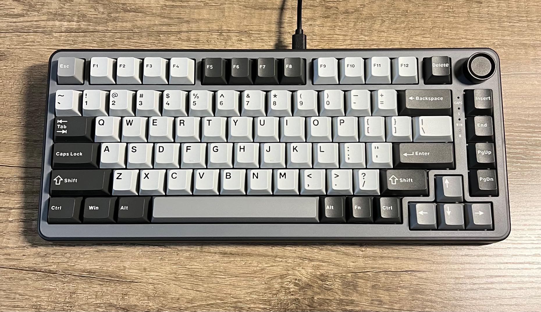 YUNZII RT75 Rapid Trigger Wired Gaming Keyboard,Hall Effect Magnetic Switch,Adjustable Actuation Esports,75% TKL Layout with Knob,RGB Backlit, PBT Keycaps for Mac/Win (Black, Magnetic Switch) customer photo 1