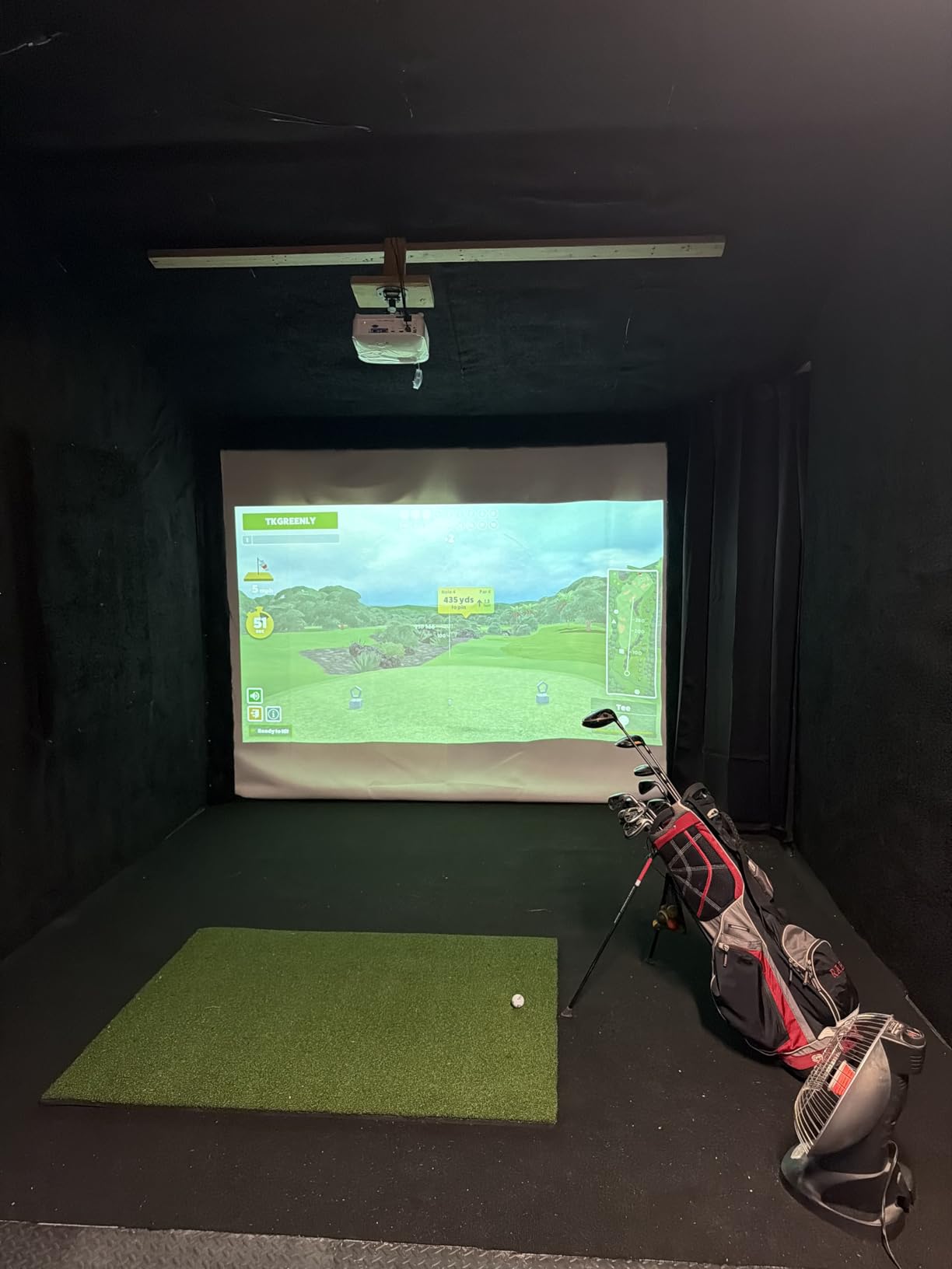 Bltend Golf Mat: 5x4ft & 5x5ft Heavy-Duty Golf Hitting Mats Practice Outdoor/Indoor, Elite Dense Artificial Turf Matt Training Aid for Backyard/Garage/Driving Range/Simulators customer photo 1