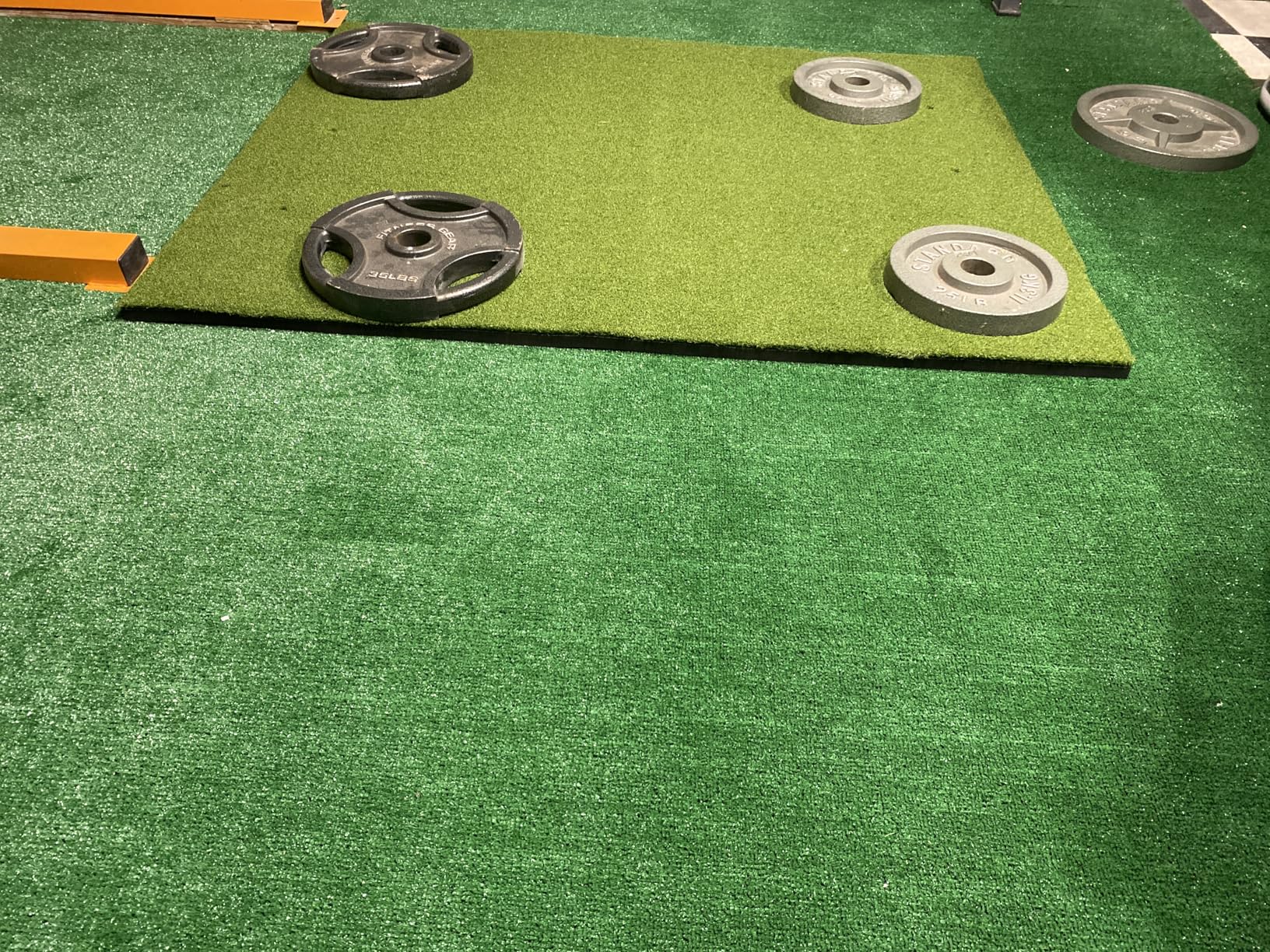 Bltend Golf Mat: 5x4ft & 5x5ft Heavy-Duty Golf Hitting Mats Practice Outdoor/Indoor, Elite Dense Artificial Turf Matt Training Aid for Backyard/Garage/Driving Range/Simulators customer photo 2