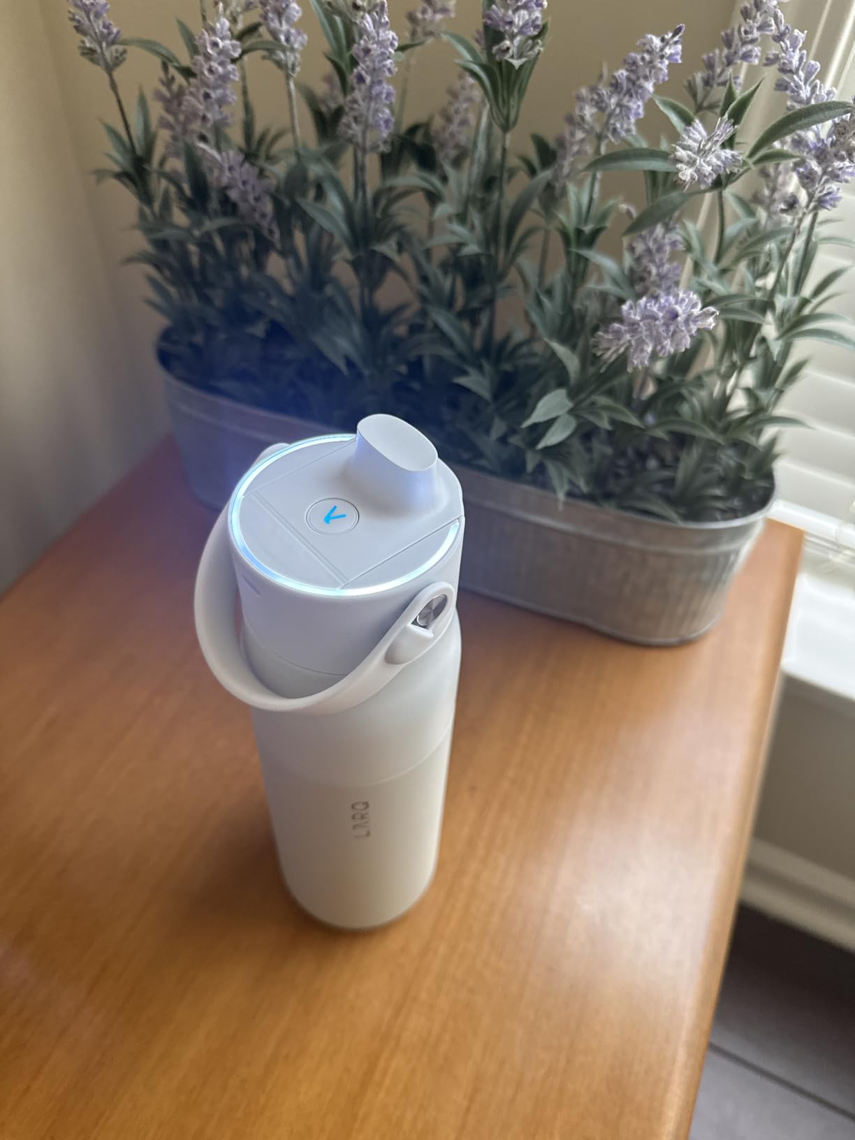 LARQ PureVis 2 Self Cleaning Water Bottle - UV Water Purifier with Filter Straw, Smart App Hydration Tracking, Insulated Stainless Steel customer photo 1