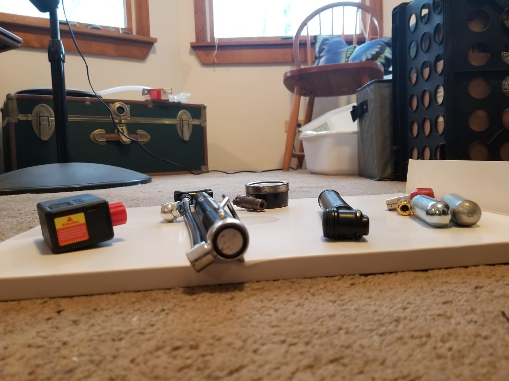 Mini Bike Tire Air Pump: Fast Inflate Portable Small Bicycle Electric Pump for Presta and Schrader Valves, 120 Psi High Pressure Pump with Digital Gauge for Road Bike, Mountain Bike, E-Bike customer photo 2