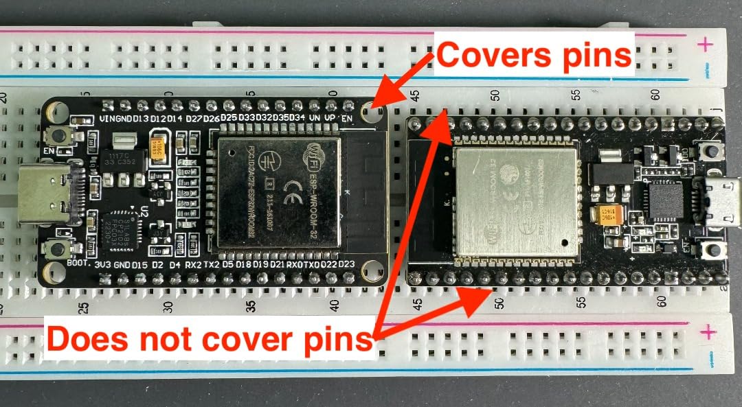 ELEGOO 3PCS ESP-32 Development Board USB-C, 2.4GHz Dual Mode WiFi+Bluetooth 4.2 Dual Core Microcontroller Support AP/STA/AP+STA, CP2102 Chip customer photo 1
