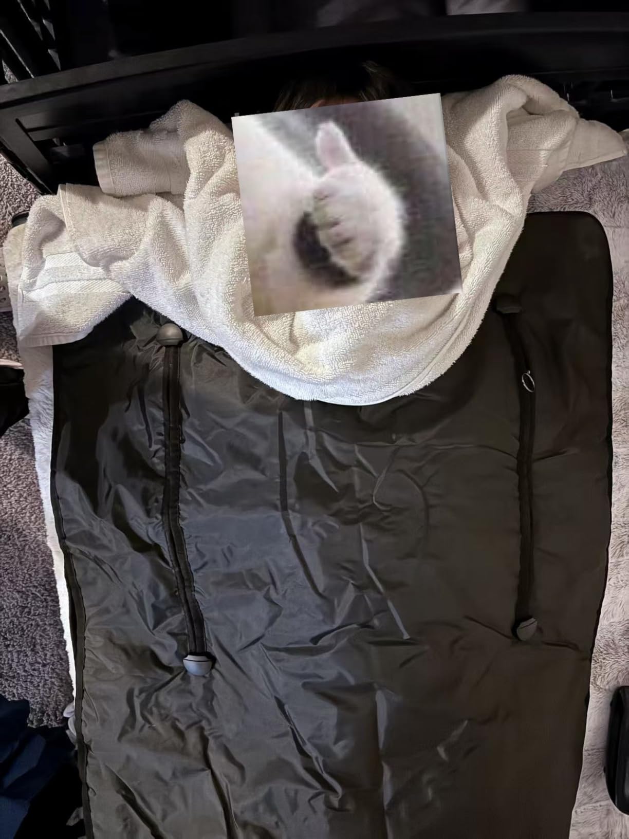 Portable Infrared Sauna Blanket, Detox & Relaxation at Home, Adjustable Timer 20-60 Min, Temperature Range 86-158℉, 6 ft x 2.6 ft, Oxford Fabric customer photo 2