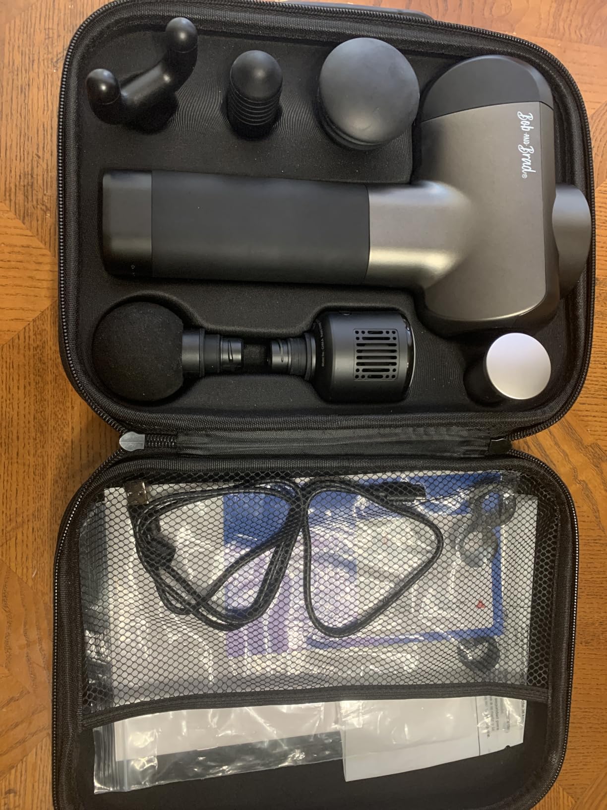 BOB AND BRAD X6 Pro Max Massage Gun with Heat-Cold and Metal Head Therapy, Percussion Deep Tissue Massager Gun for Athletes, Electric Muscle Massage Gun with 6 Replacements customer photo 1