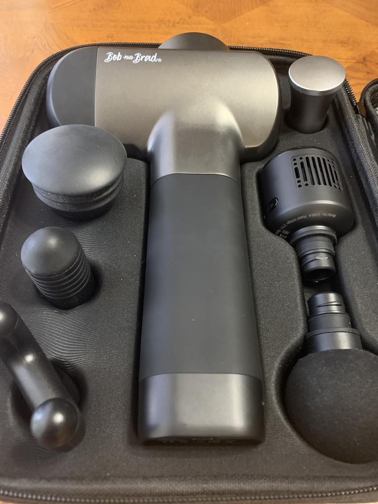 BOB AND BRAD X6 Pro Max Massage Gun with Heat-Cold and Metal Head Therapy, Percussion Deep Tissue Massager Gun for Athletes, Electric Muscle Massage Gun with 6 Replacements customer photo 2