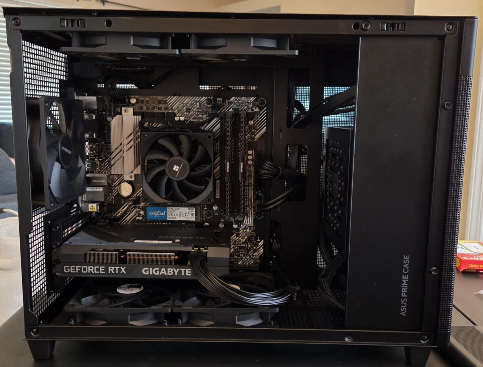 Thermalright 5 Pack TL-C12C-S CPU Fan 120mm ARGB Case Cooler Fan, 4pin PWM Silent Computer Fan with S-FDB Bearing Included, up to 1550RPM Cooling Fan（5 Quantities） customer photo 1