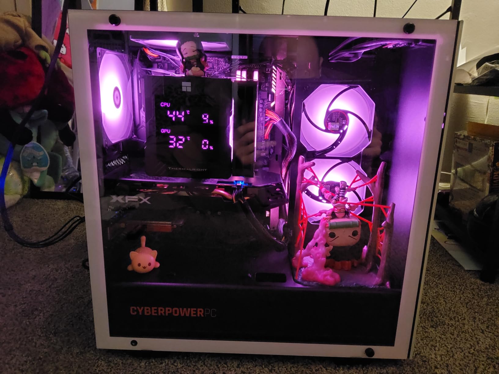 Thermalright 5 Pack TL-C12C-S CPU Fan 120mm ARGB Case Cooler Fan, 4pin PWM Silent Computer Fan with S-FDB Bearing Included, up to 1550RPM Cooling Fan（5 Quantities） customer photo 2