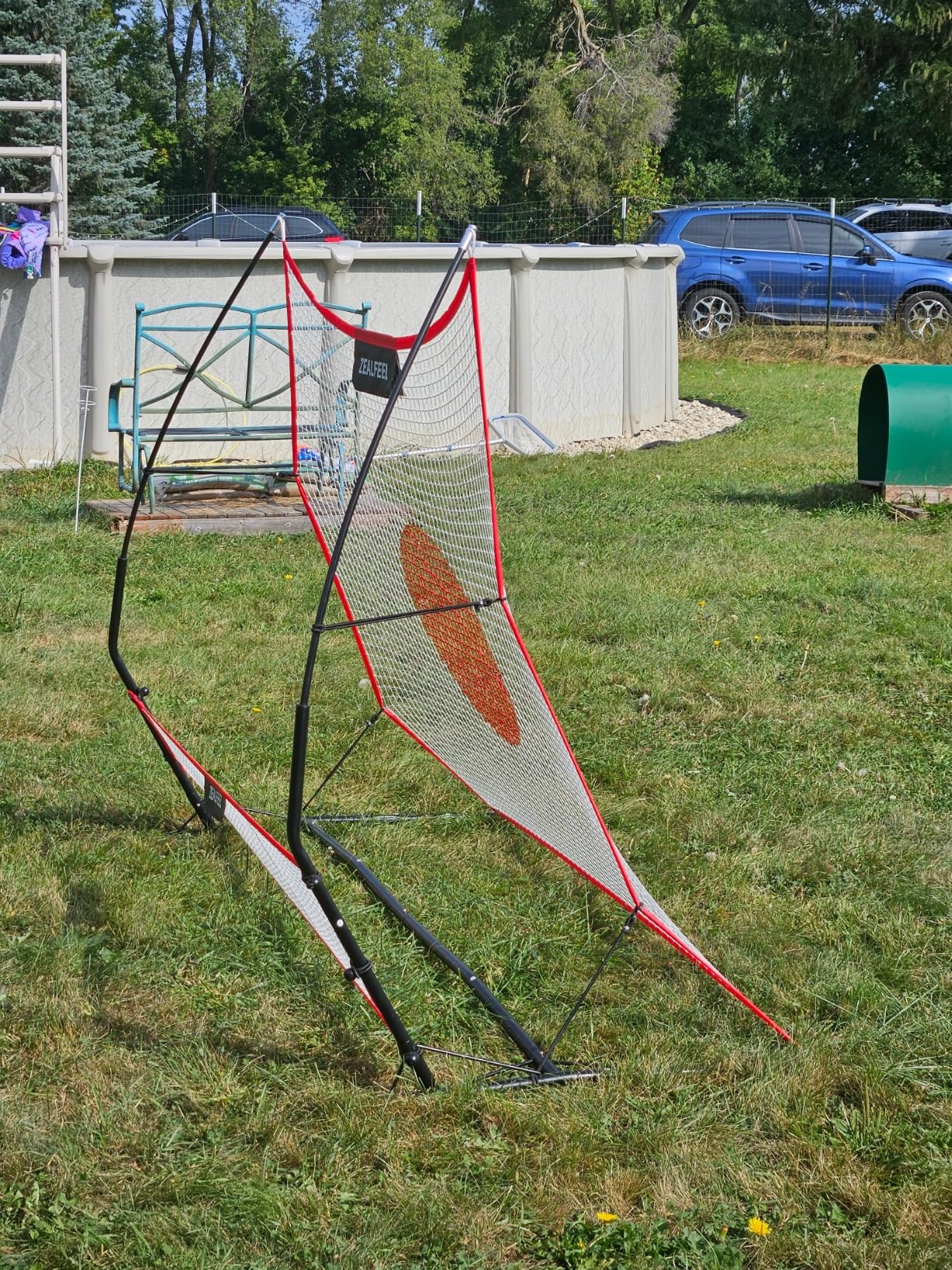Soccer Rebounder, 2-in-1 Soccer Rebound Net, 6'x4.7' Large Net & 6'x16