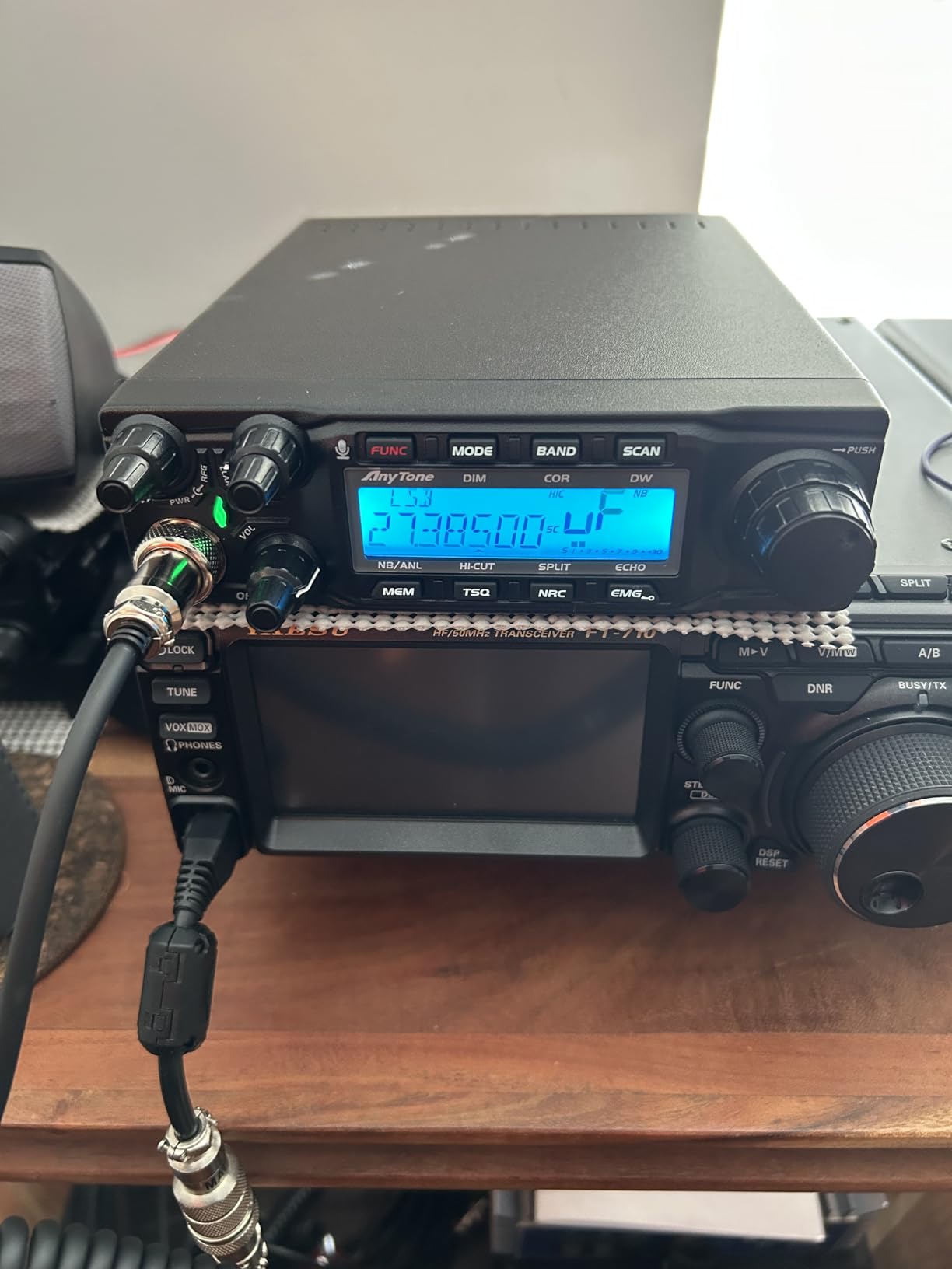 AnyTone AT-6666PRO 10 Meter Mobile Radio for Truckers,80W High Power Ham Mobile Transceiver. AM 80W(PEP) / FM 50W / SSB 80W(PEP).RX and TX Noise Reduction, CTCSS/DCS with RX/TX Split Function customer photo 1