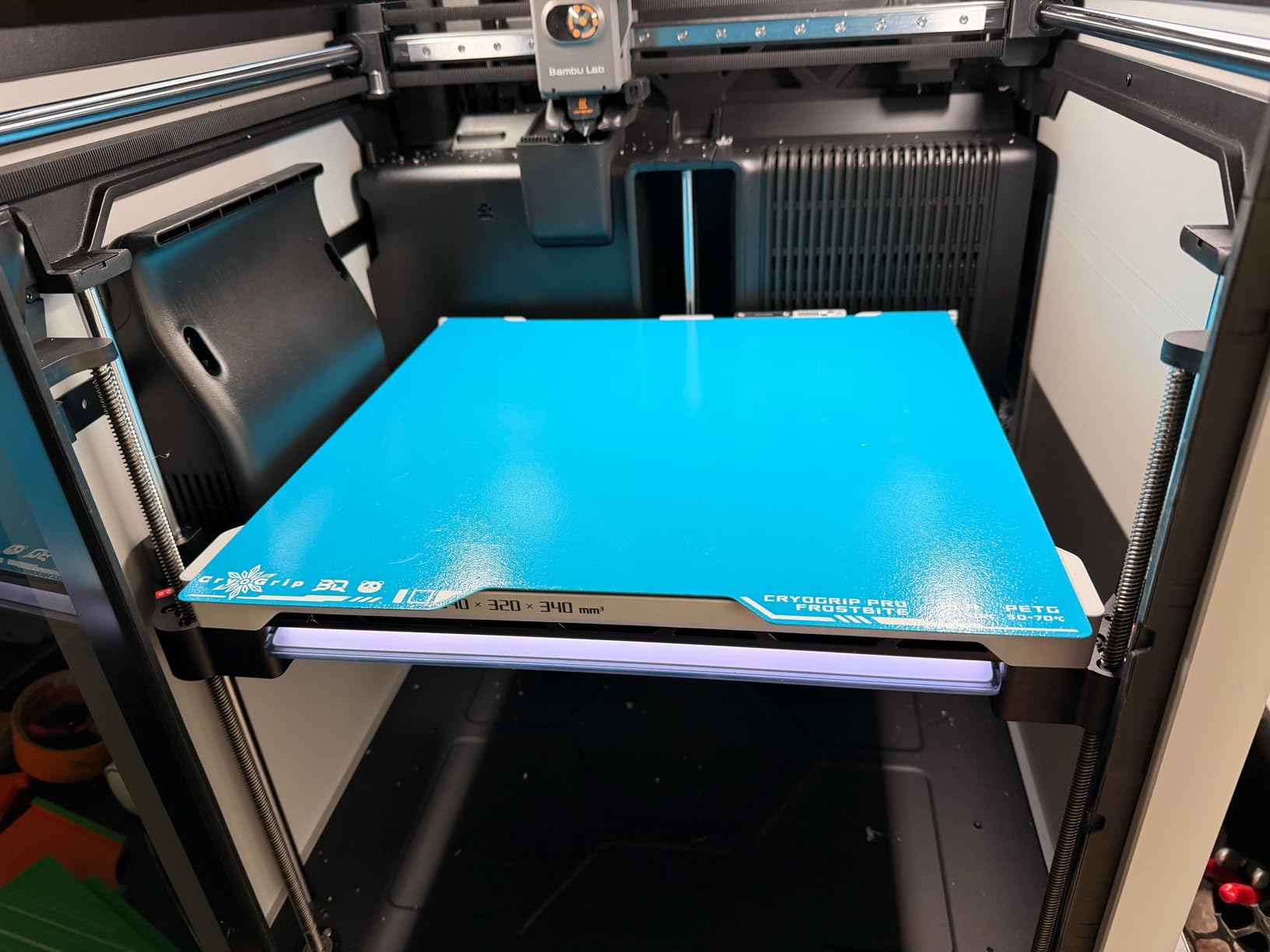 BIQU CryoGrip Pro Frostbite for Bambu-Lab P1S/P1P/P2S/X1C/X1E/A1 257x257mm Cold Build Plate Room Temperature Print Double Sided Upgrade Plate Removable Surface Platform customer photo 1