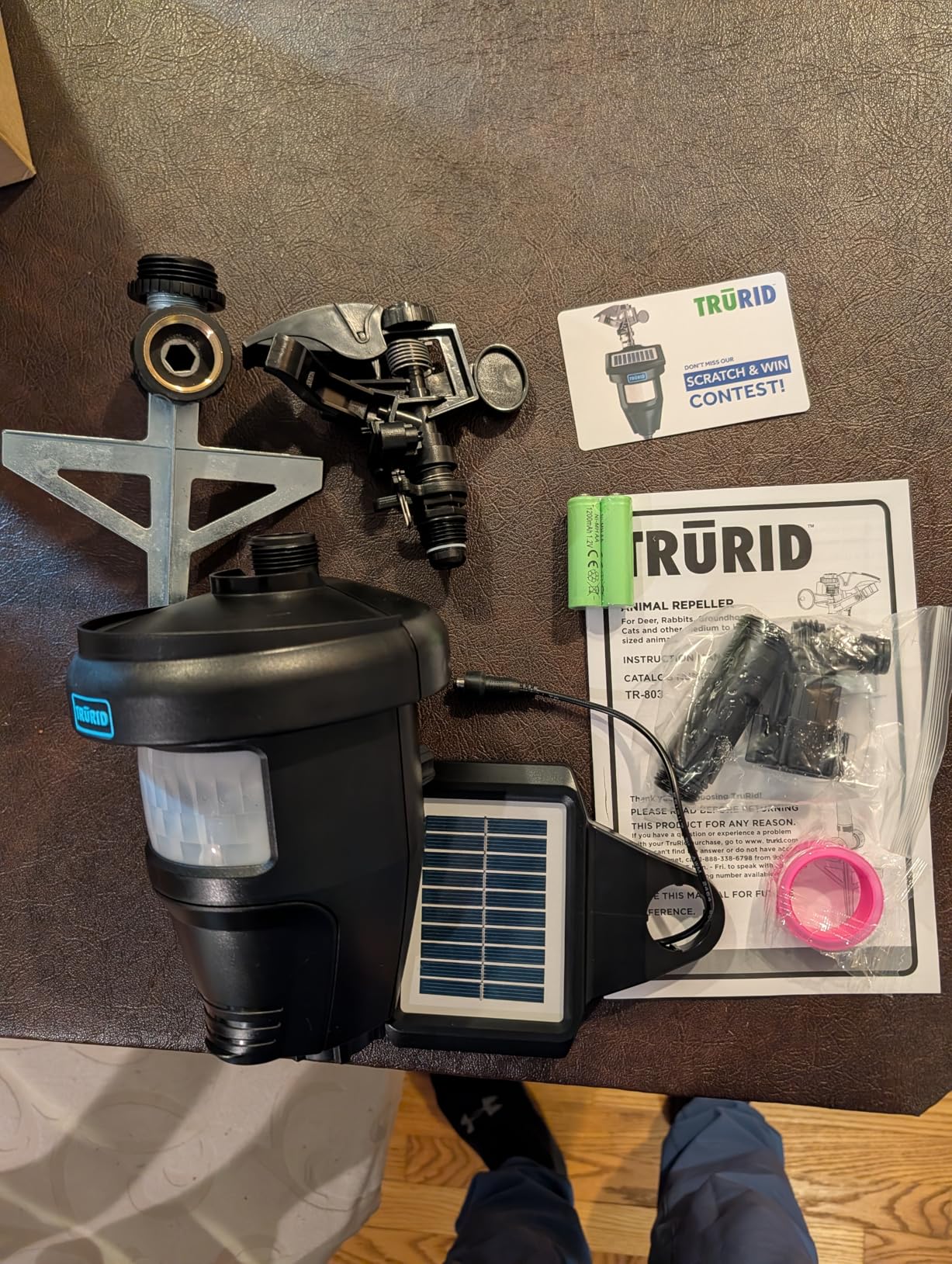 Motion Activated Sprinklers for Yard - Effective Deer & Cat Repellent, Skunk Deterrent, Raccoon & Dog Repellent, Lawn Sprinkler System, Water Sprinkler for Lawn Protection customer photo 2