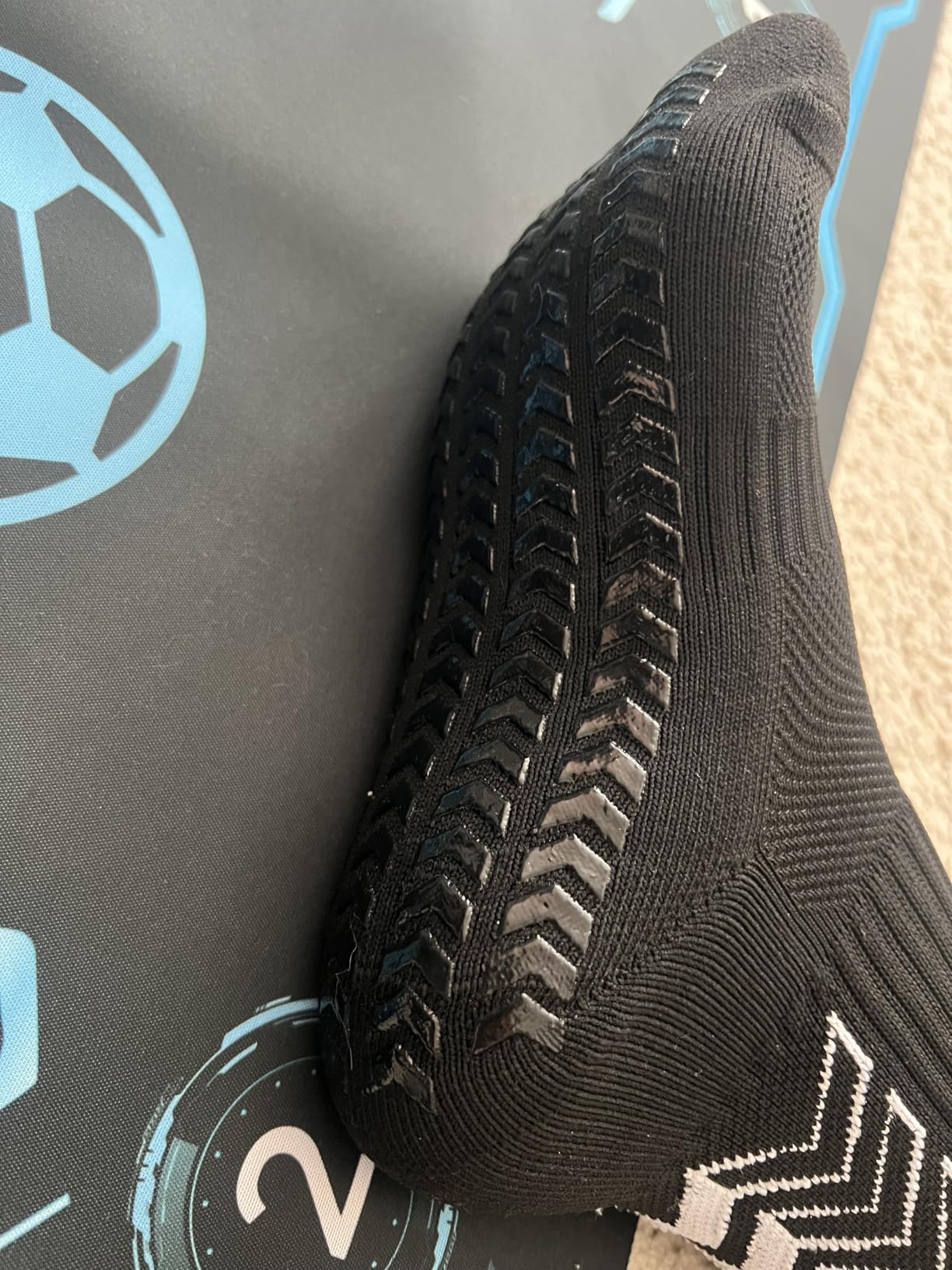 Premium Soccer Training Mat with Video Guide - Non-Slip Soccer Footstep Practice Pad for Indoor & Outdoor - Ultimate Ball Control Equipment to Improve Dribbling Skills customer photo 1