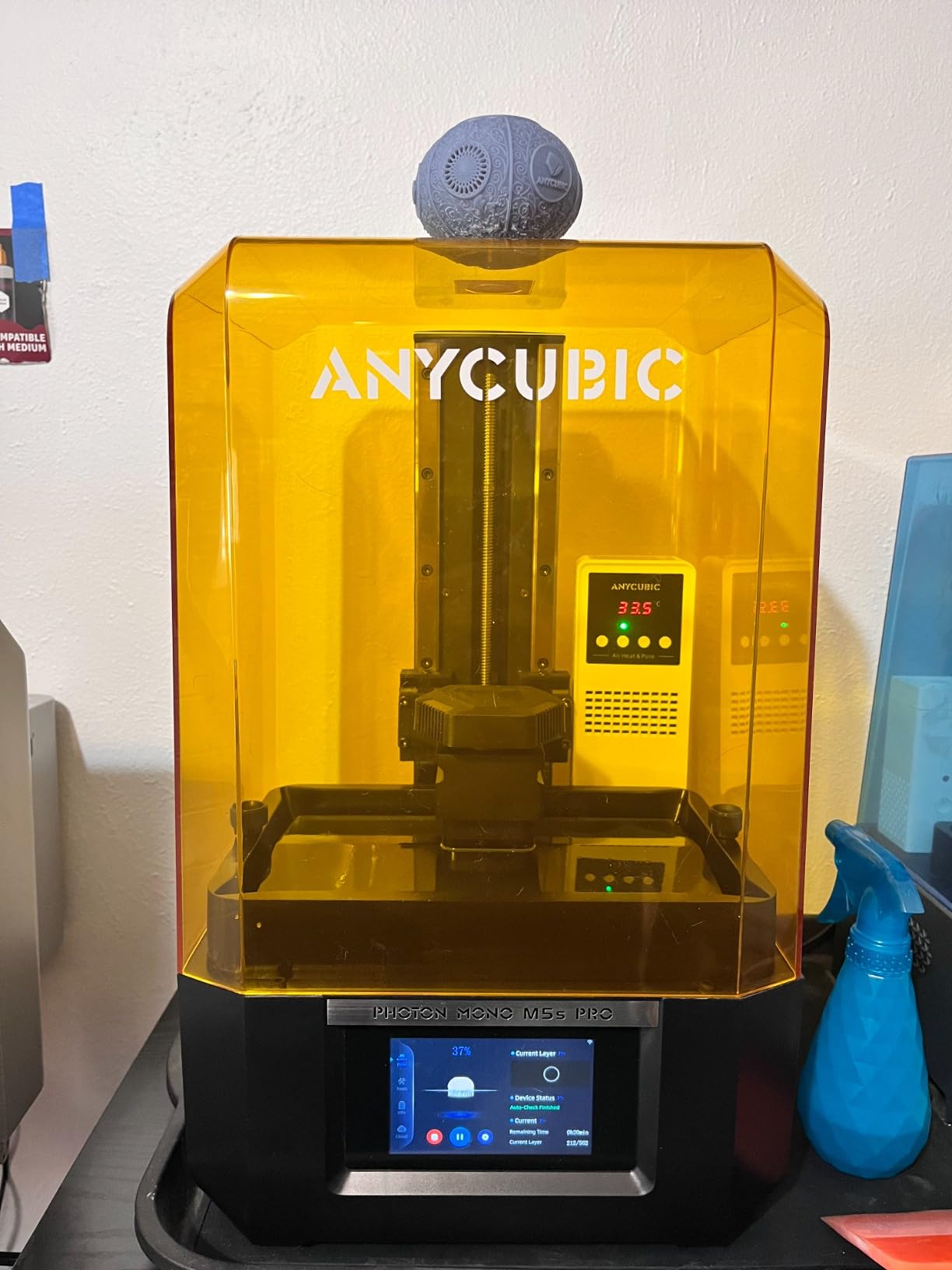ANYCUBIC Photon Mono M7 MAX Resin 3D Printer, 13.6'' 7K Large Resin Printer with COB LighTurbo 3.0, Dynamic Heating, Flip-Open Cover Design, Print Size 11.8'' x 11.7'' x 6.5'' customer photo 2