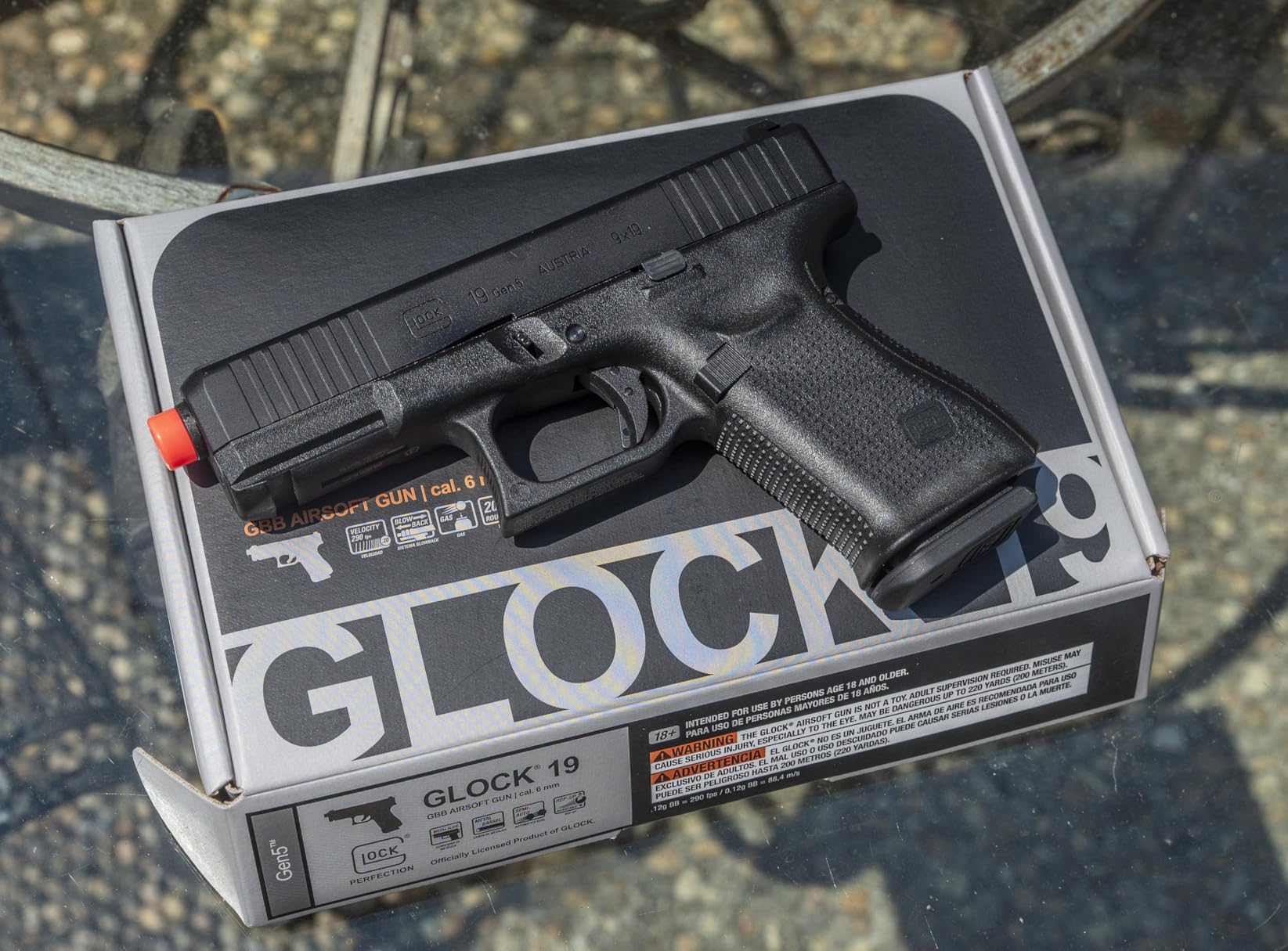 Glock 19 Gen5 GBB Blowback 6mm BB Pistol Airsoft Gun customer photo 1